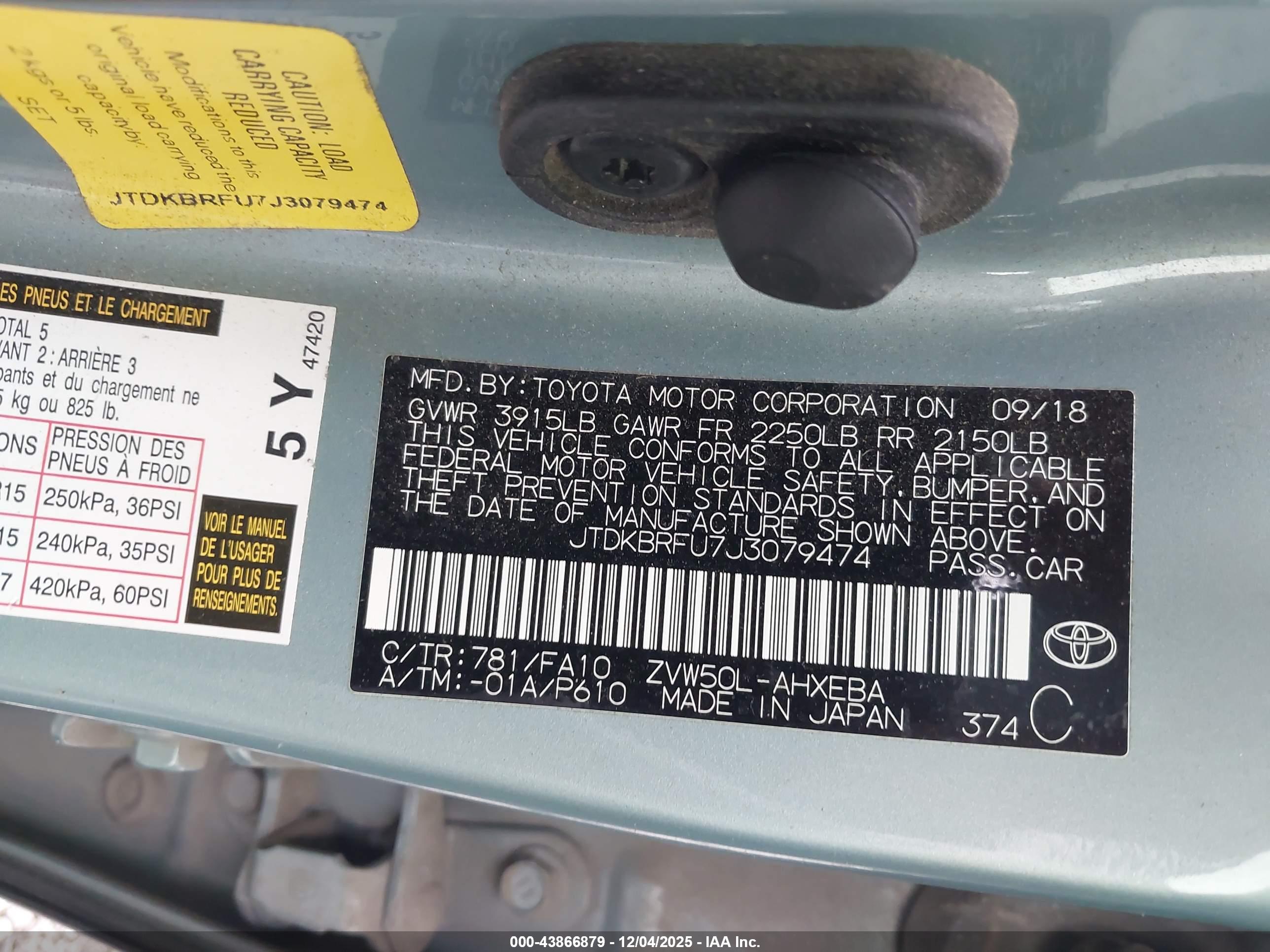 TOYOTA PRIUS image 9