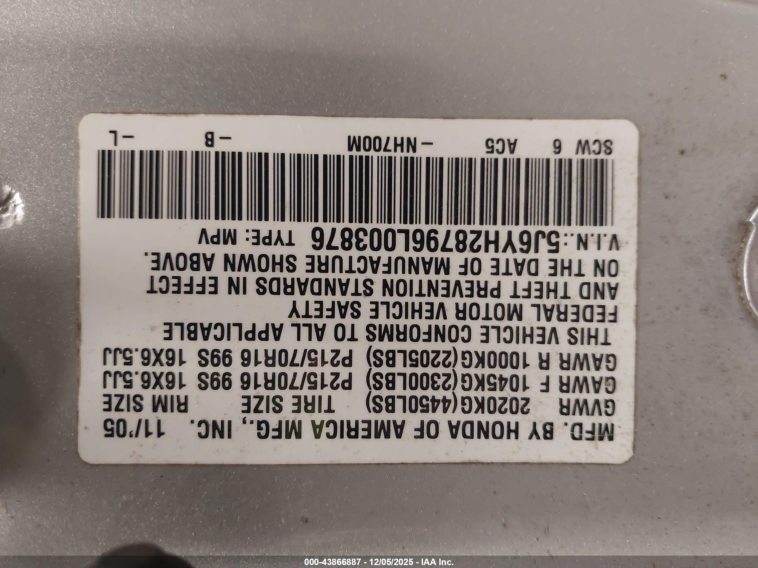 HONDA ELEMENT image 9