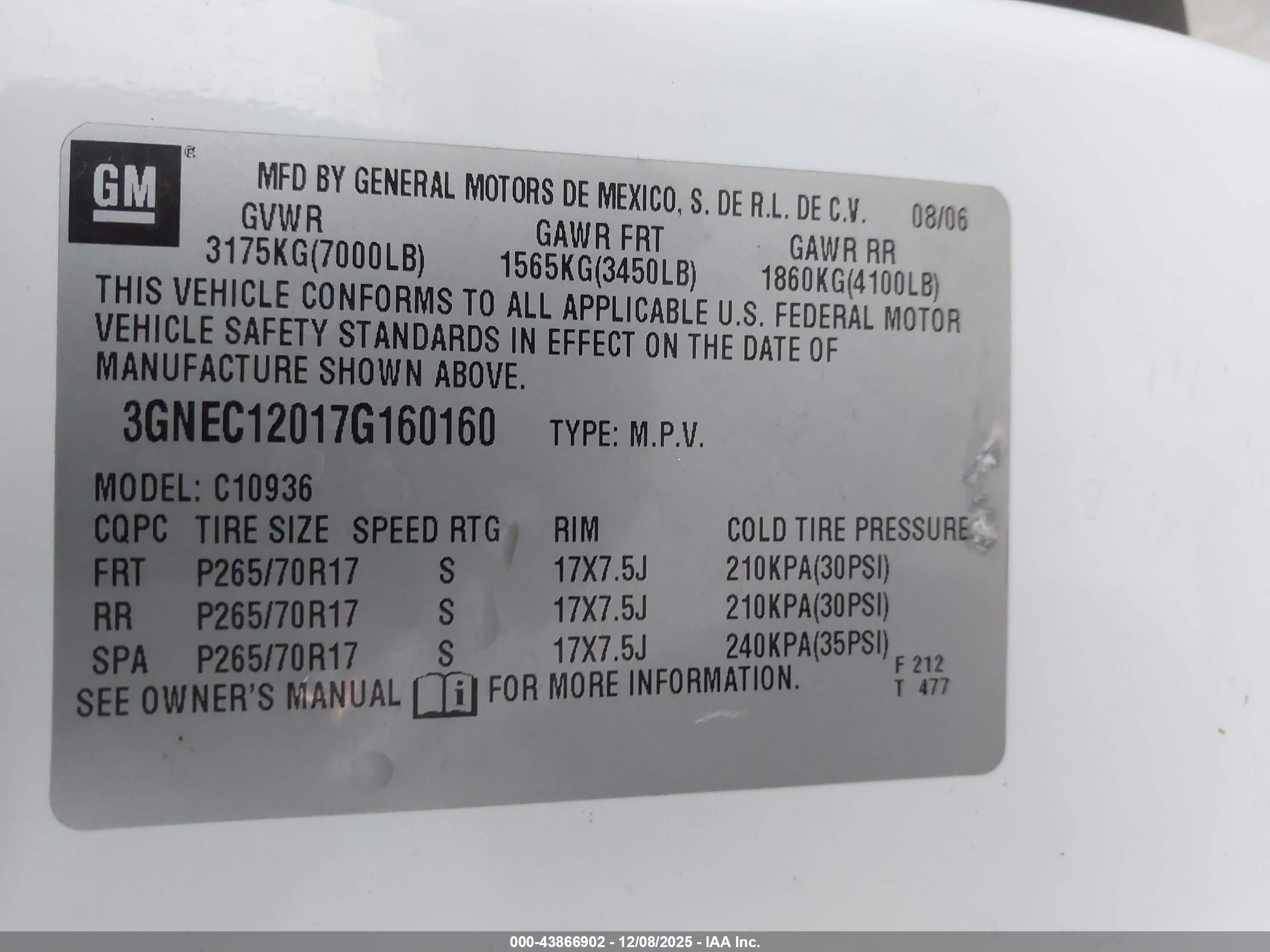 CHEVROLET AVALANCHE image 9