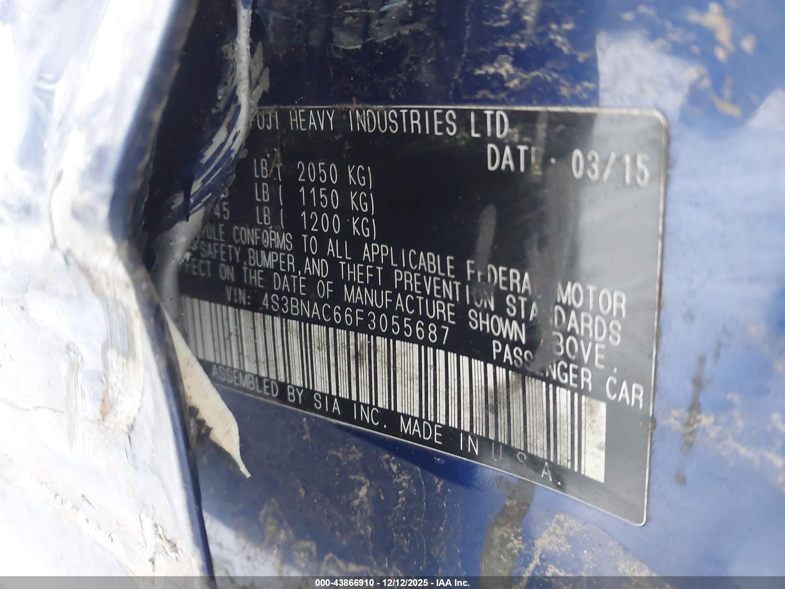 SUBARU LEGACY image 9