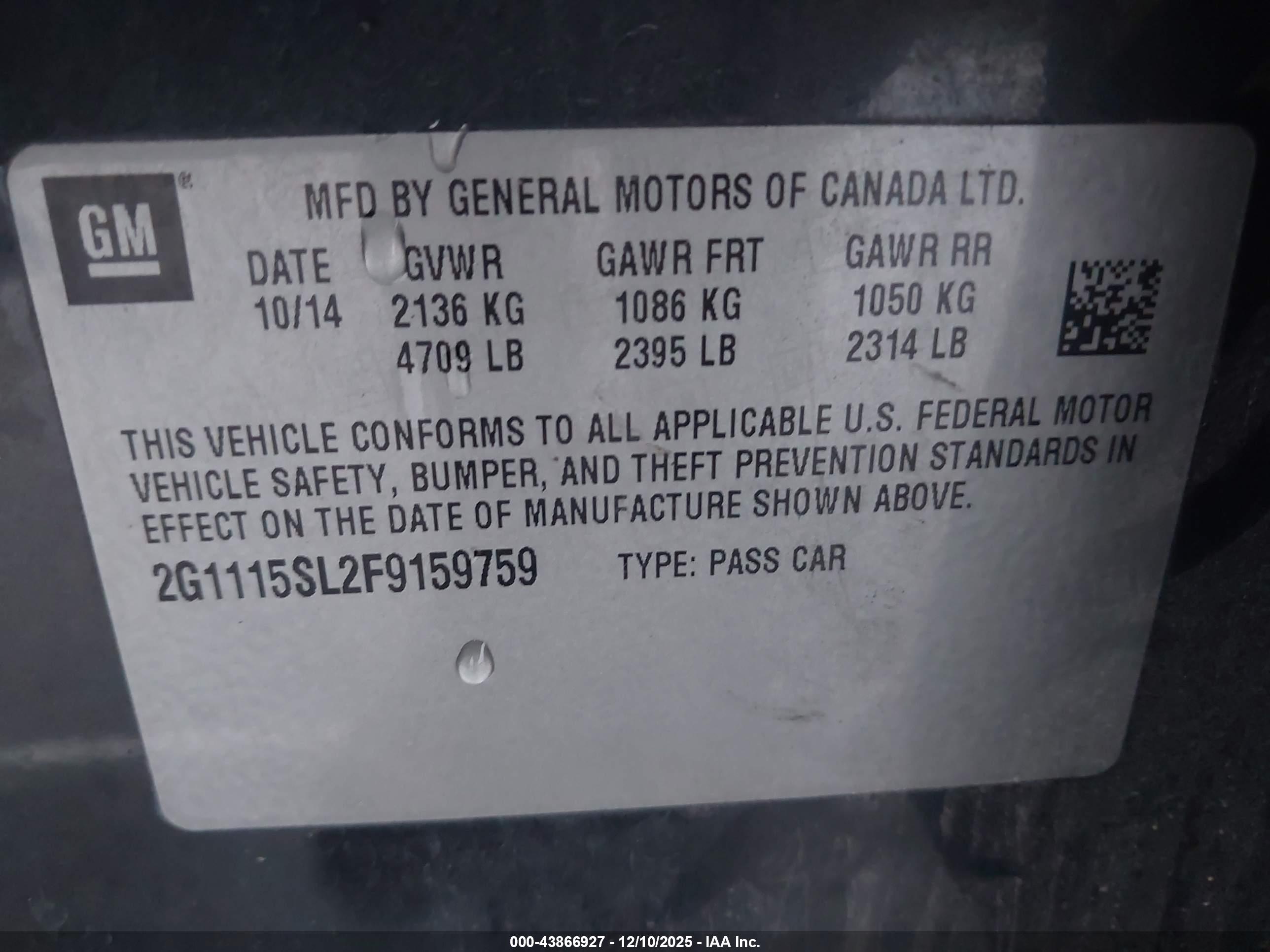CHEVROLET IMPALA image 9