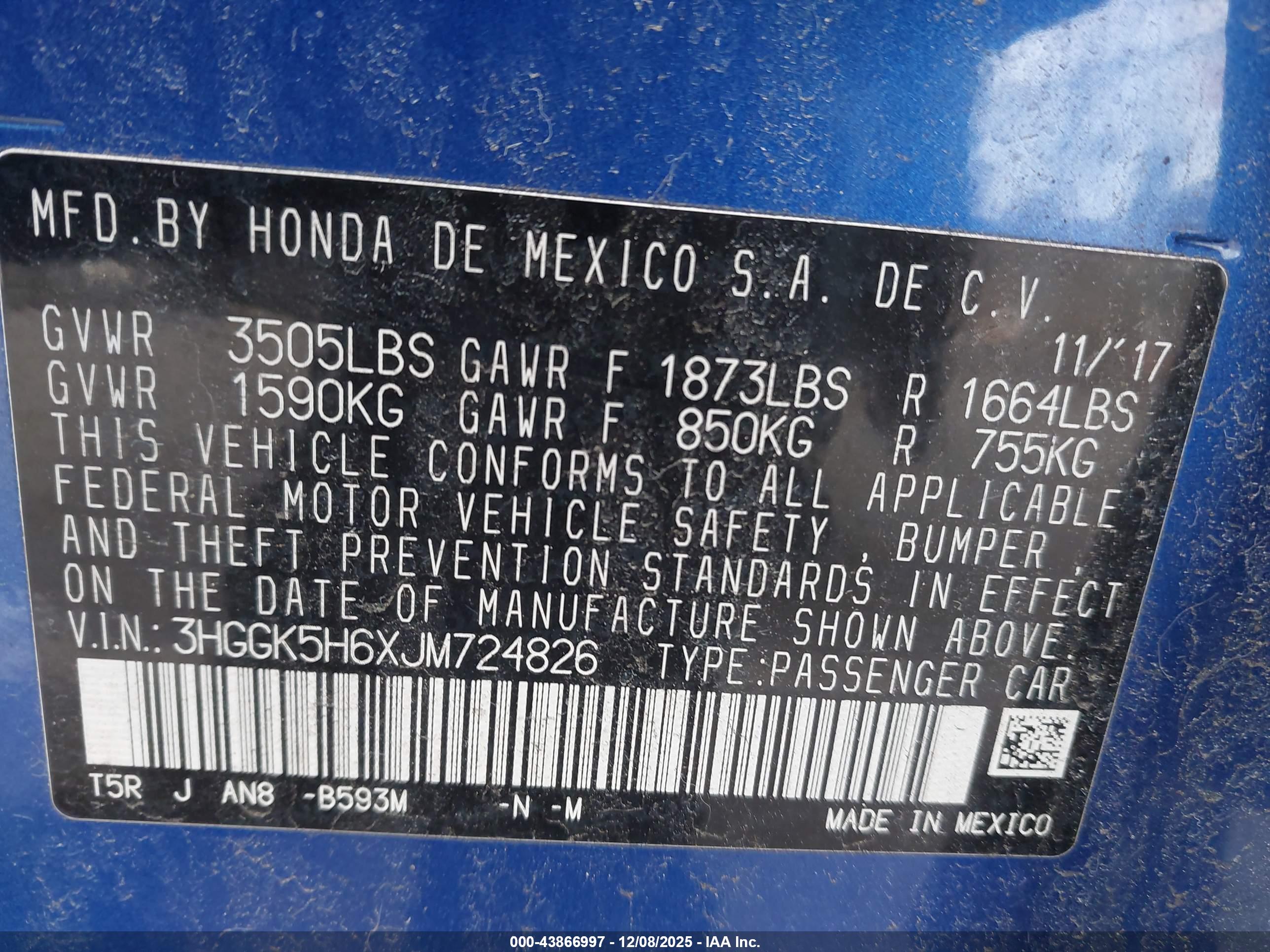 HONDA FIT image 9