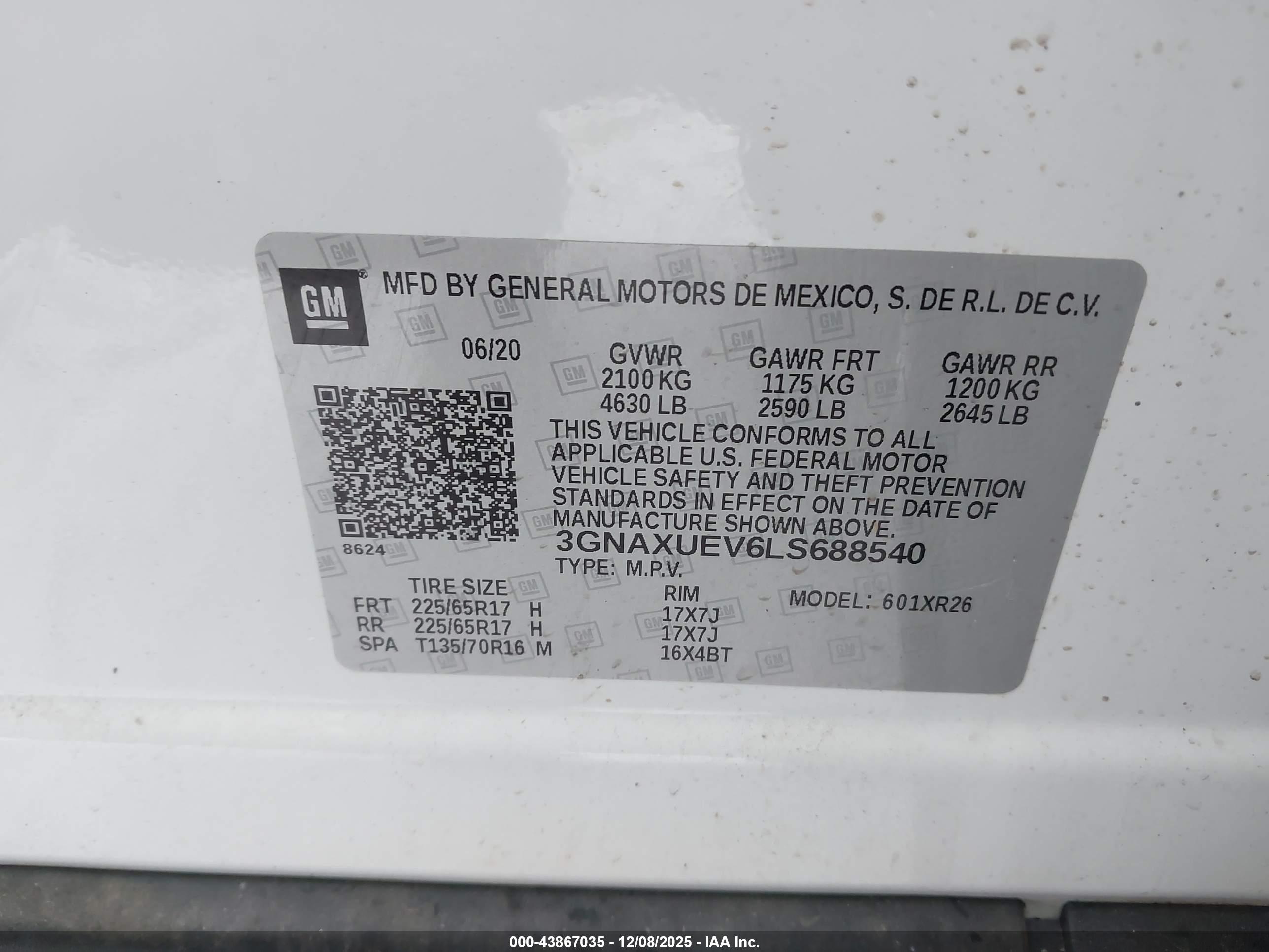 CHEVROLET EQUINOX image 9
