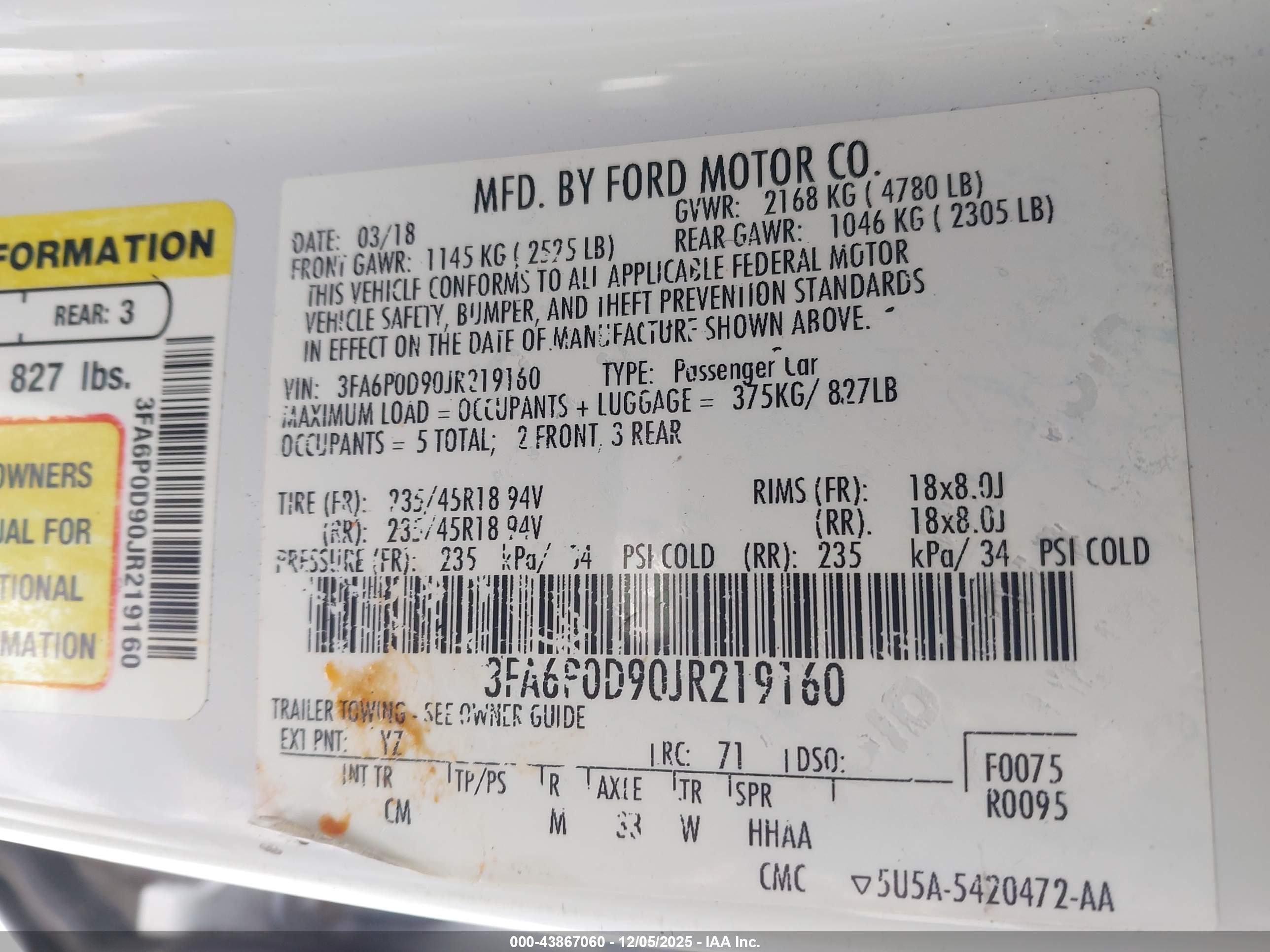 FORD FUSION image 9