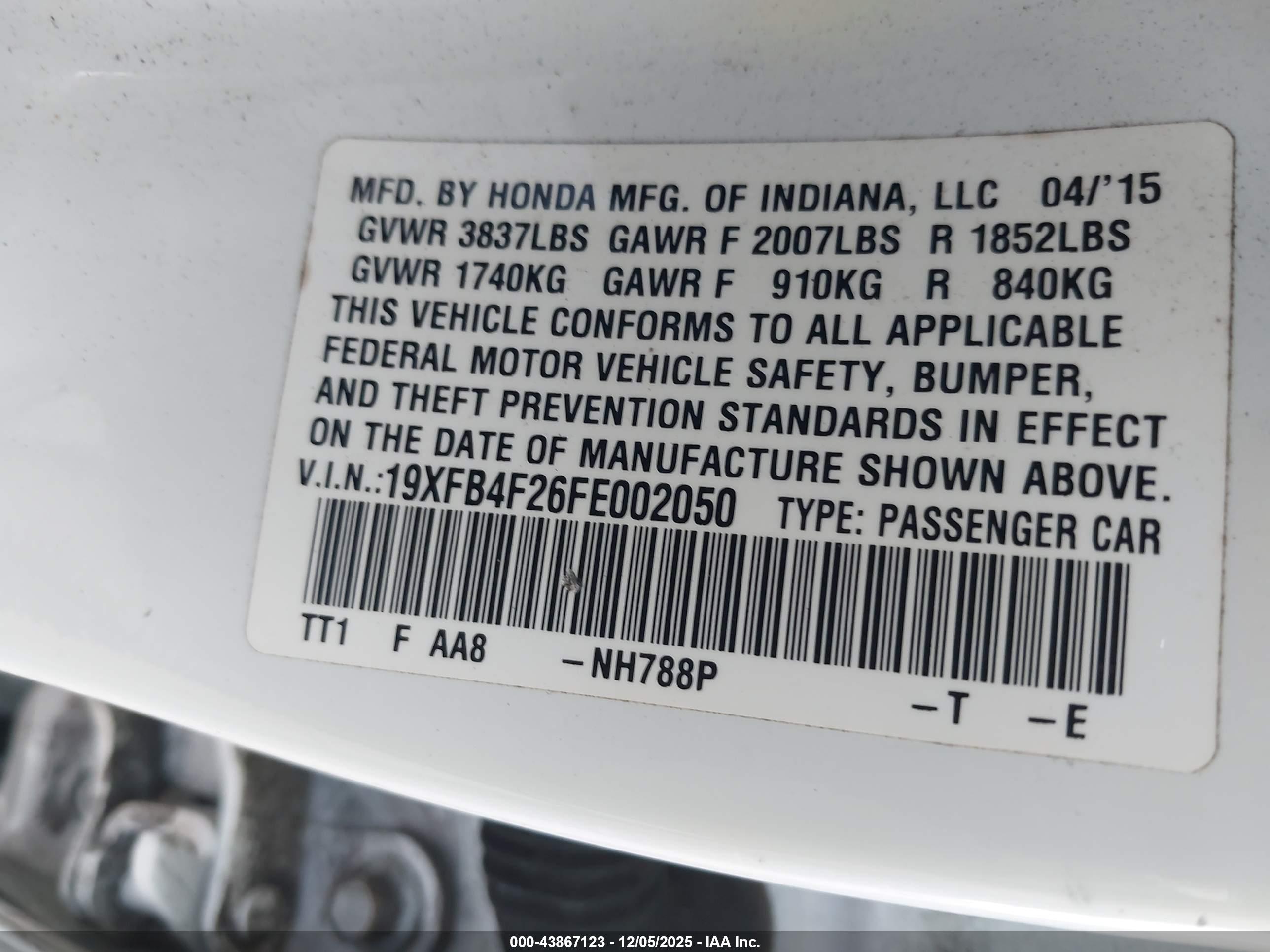 HONDA CIVIC image 9