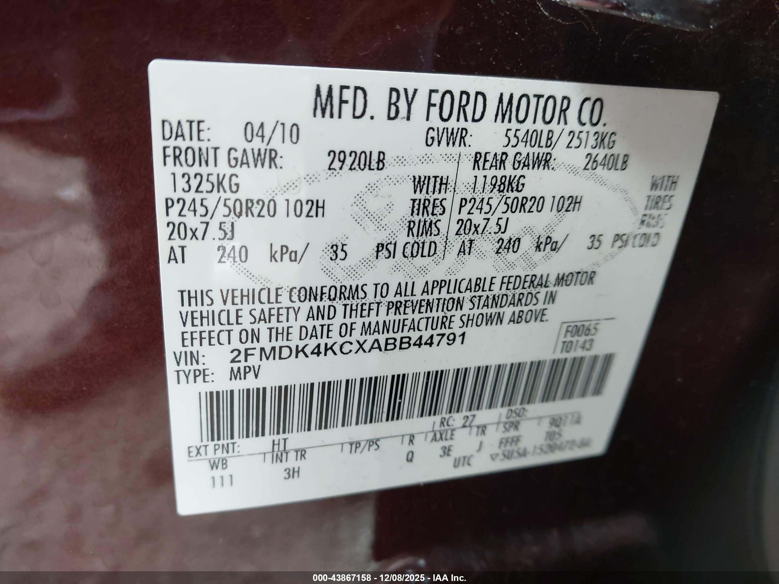 FORD EDGE image 9