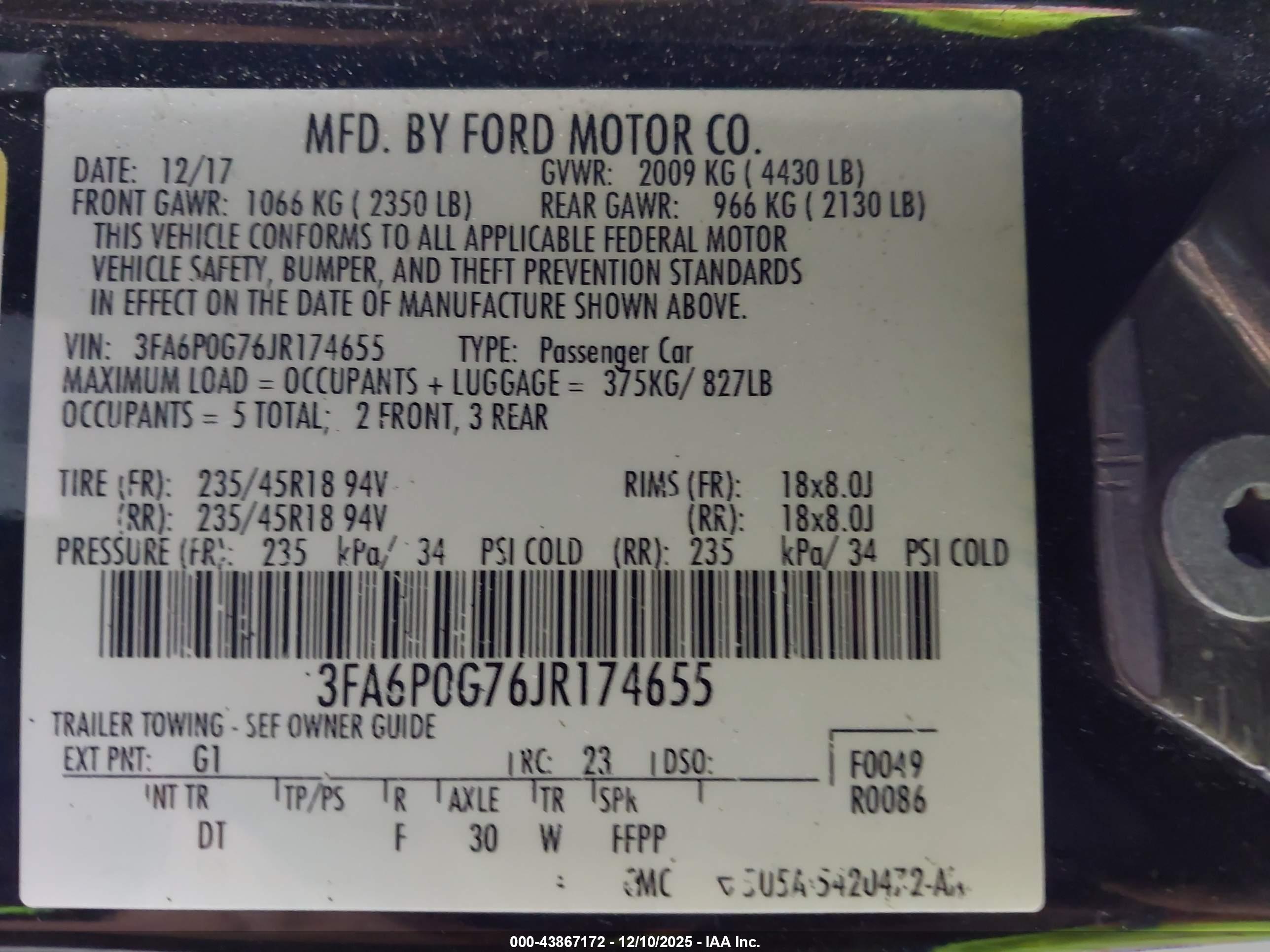 FORD FUSION image 9
