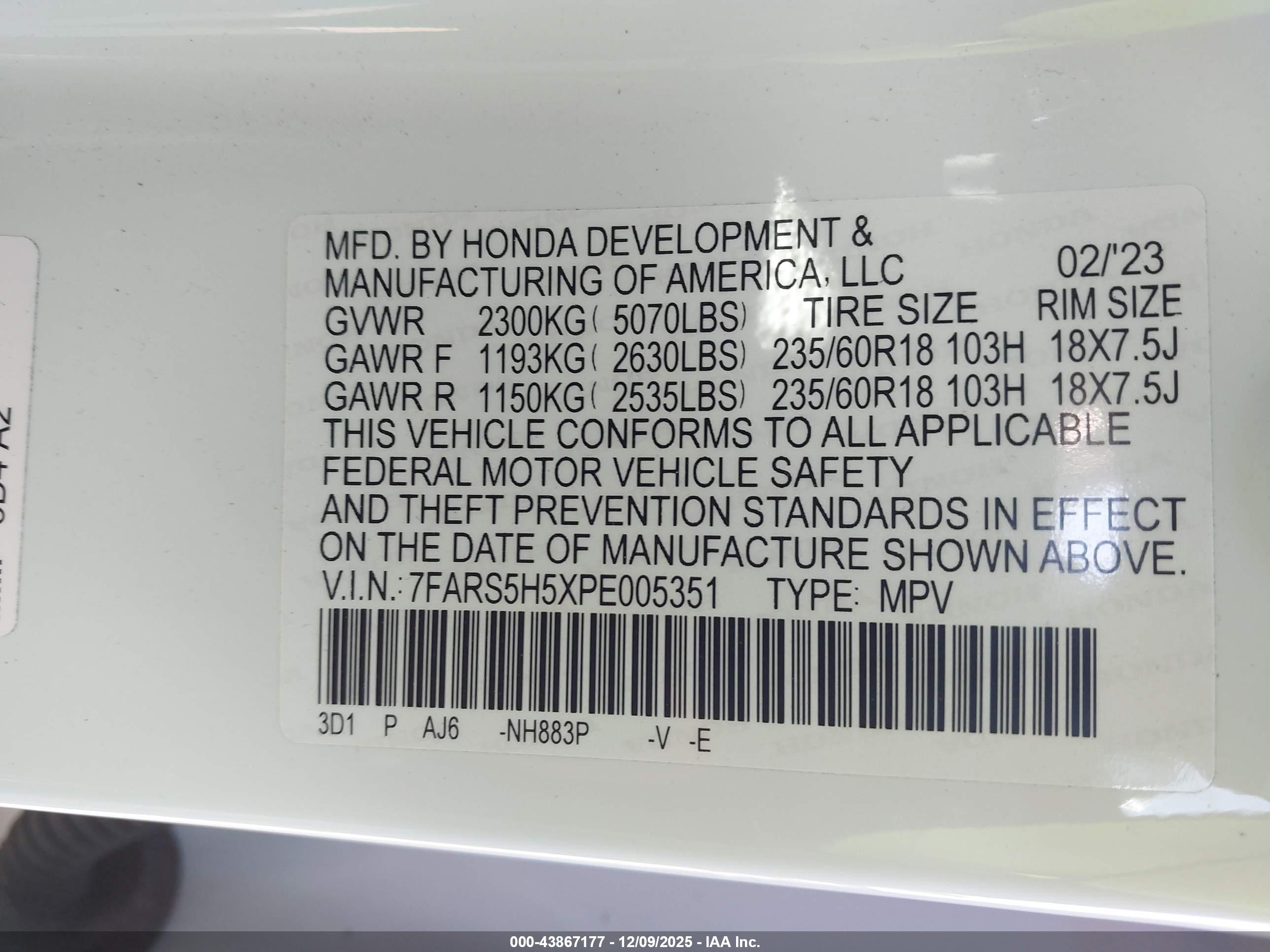HONDA CR-V image 9