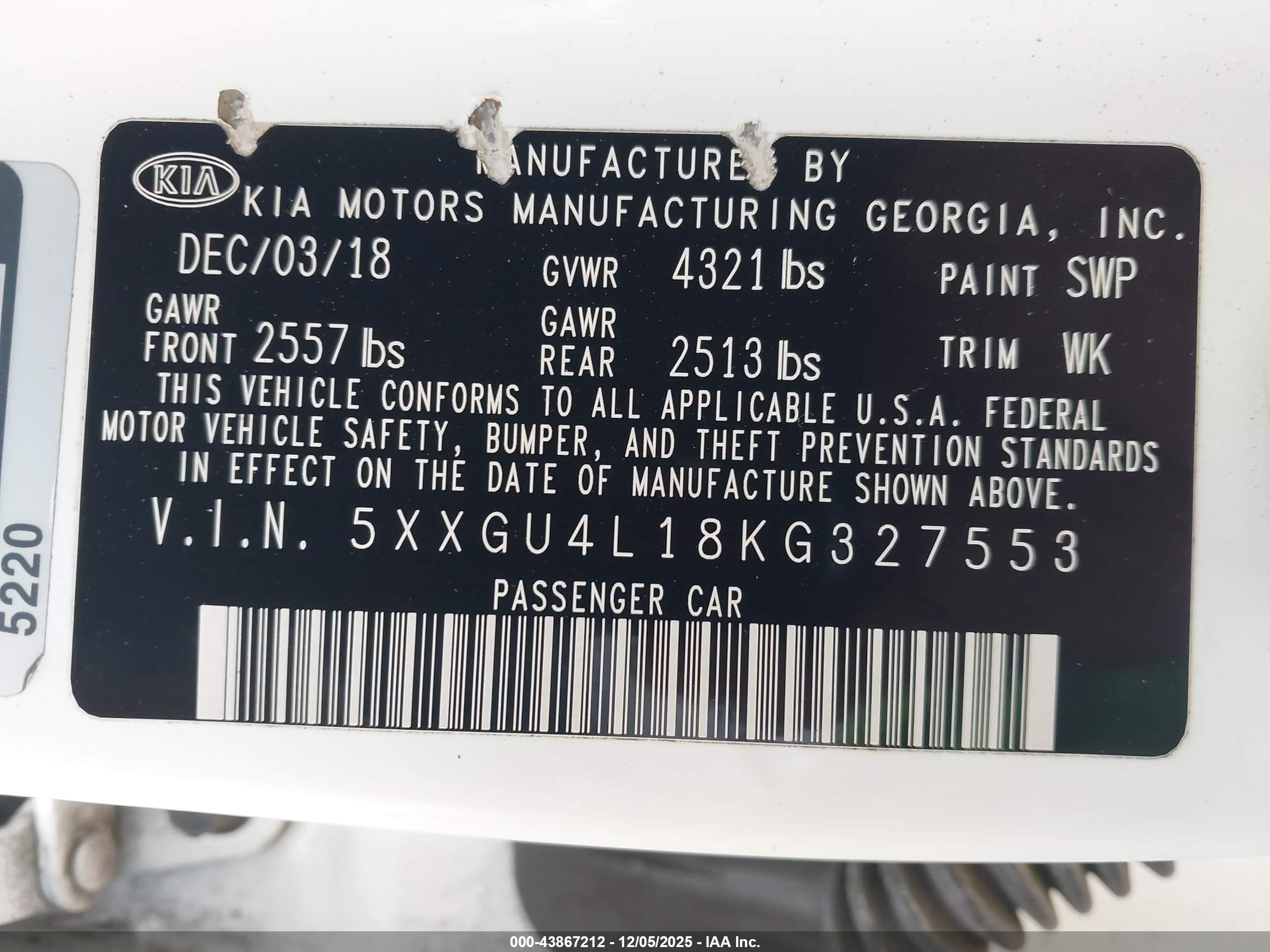 KIA OPTIMA image 9