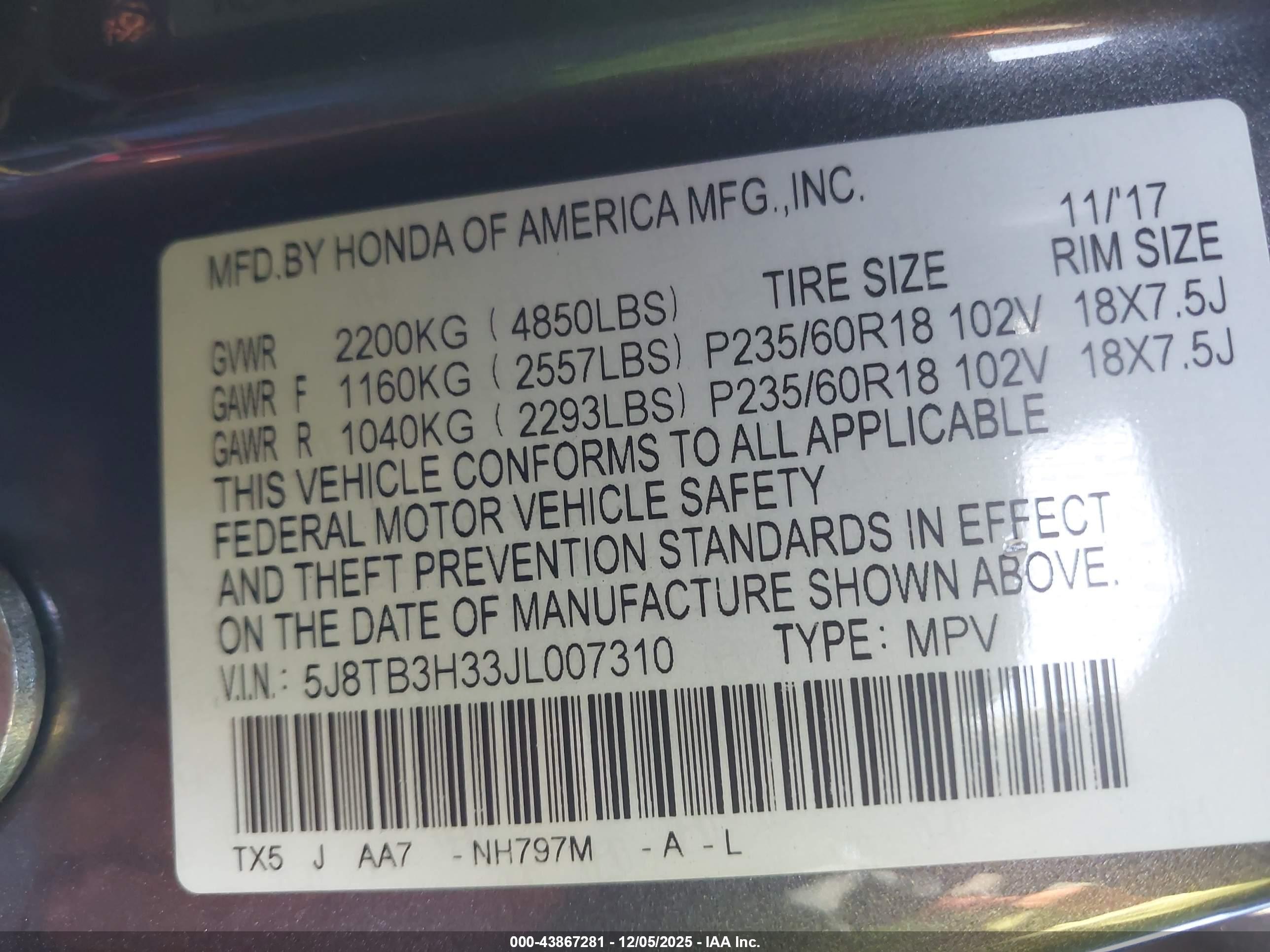 ACURA RDX image 9
