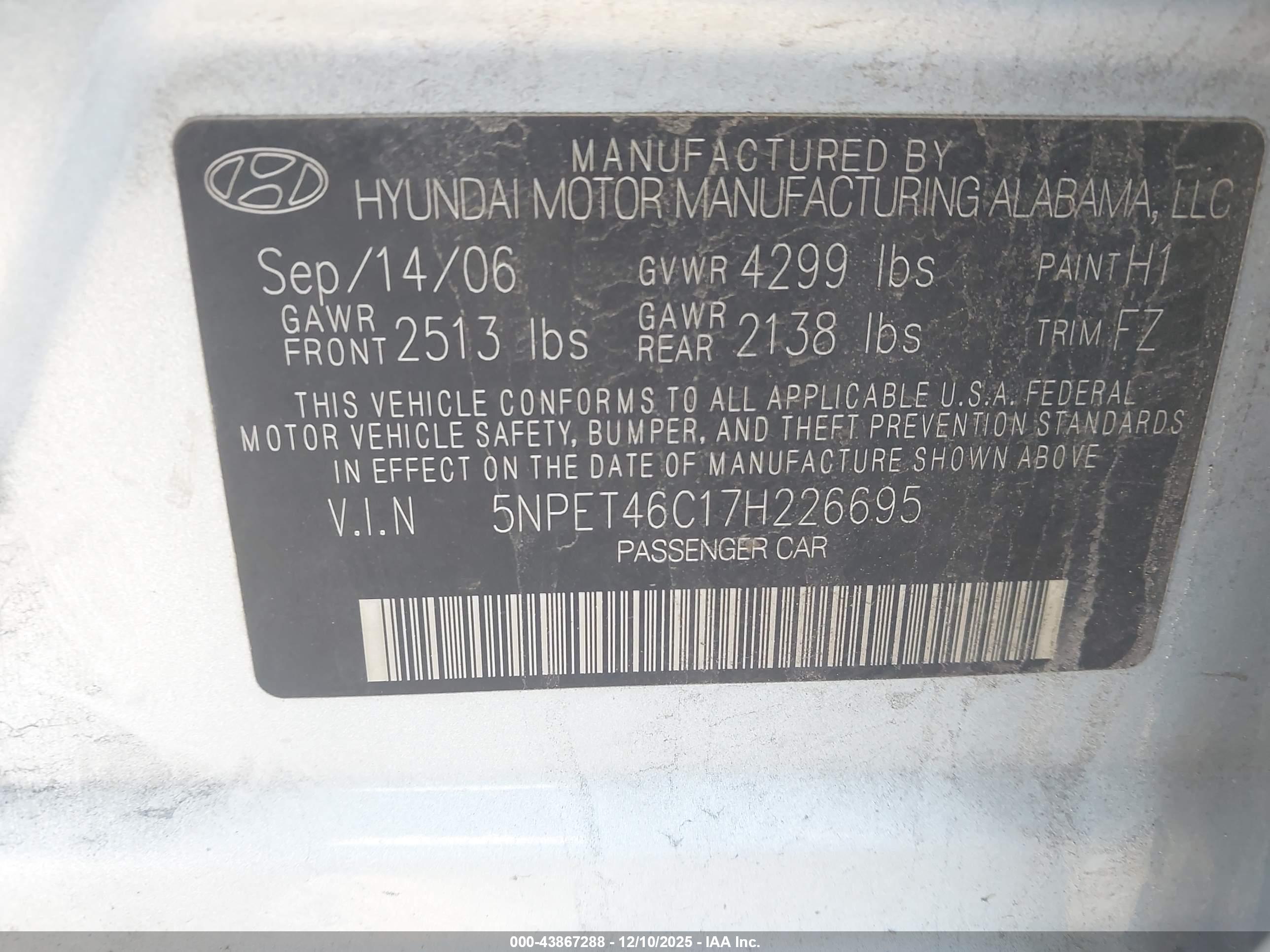 HYUNDAI SONATA image 9