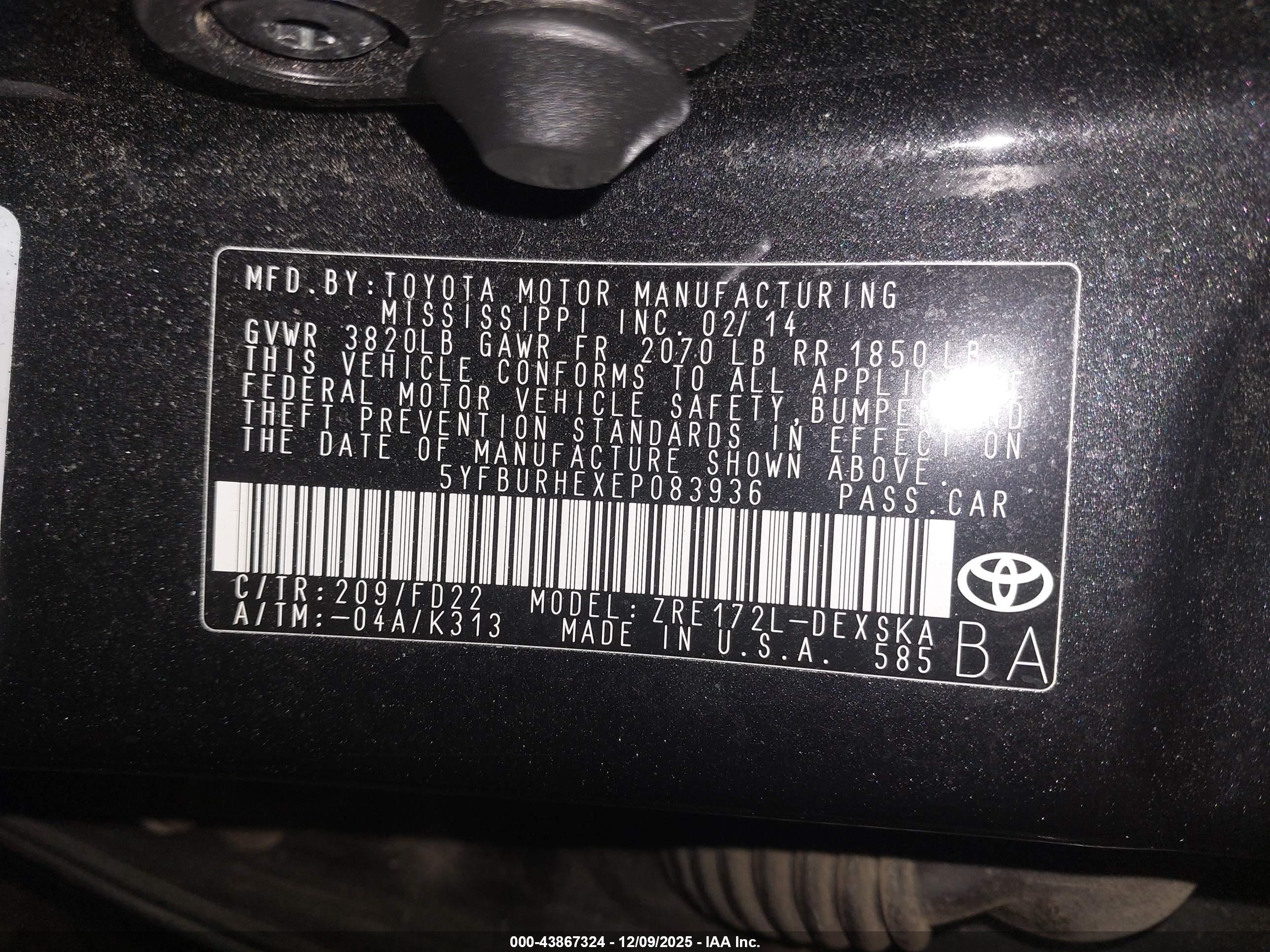 TOYOTA COROLLA image 9