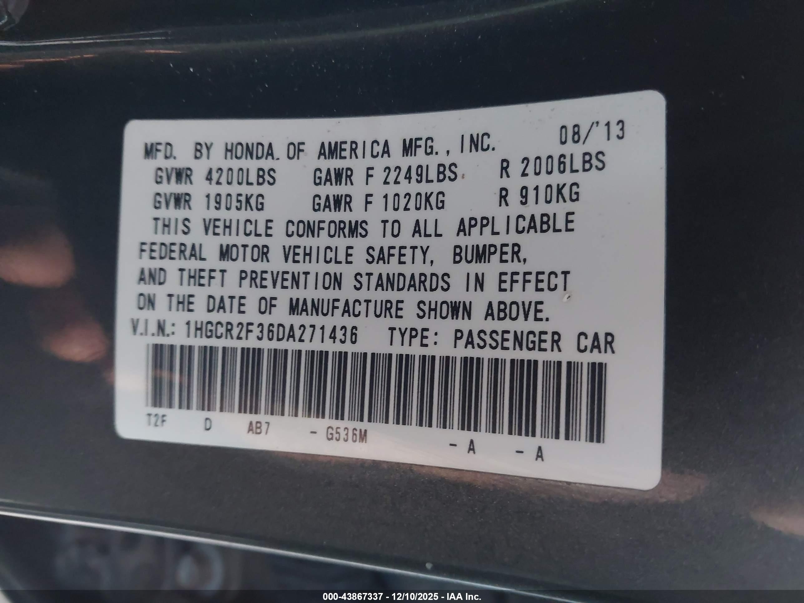 HONDA ACCORD image 9