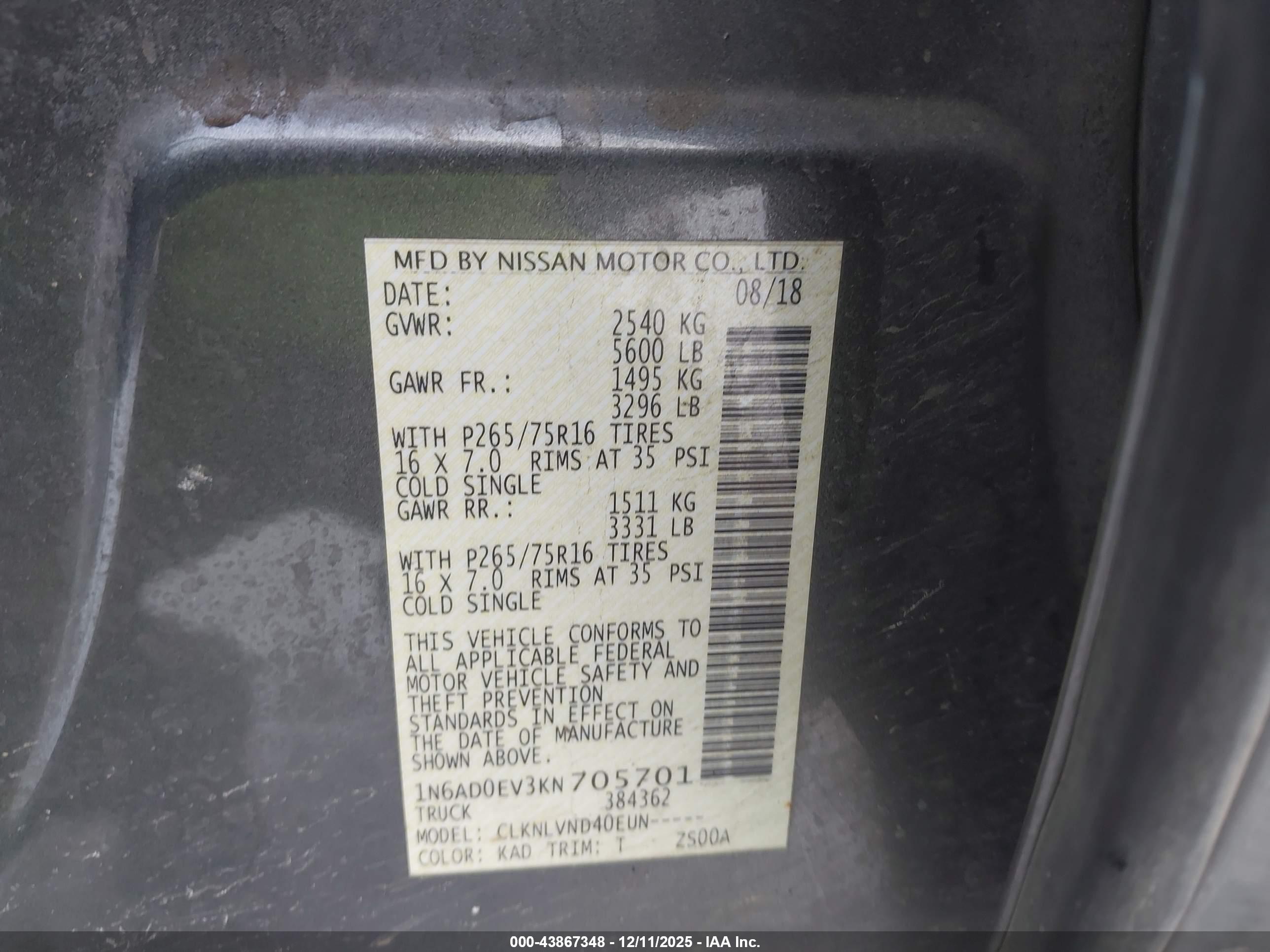 NISSAN FRONTIER image 9