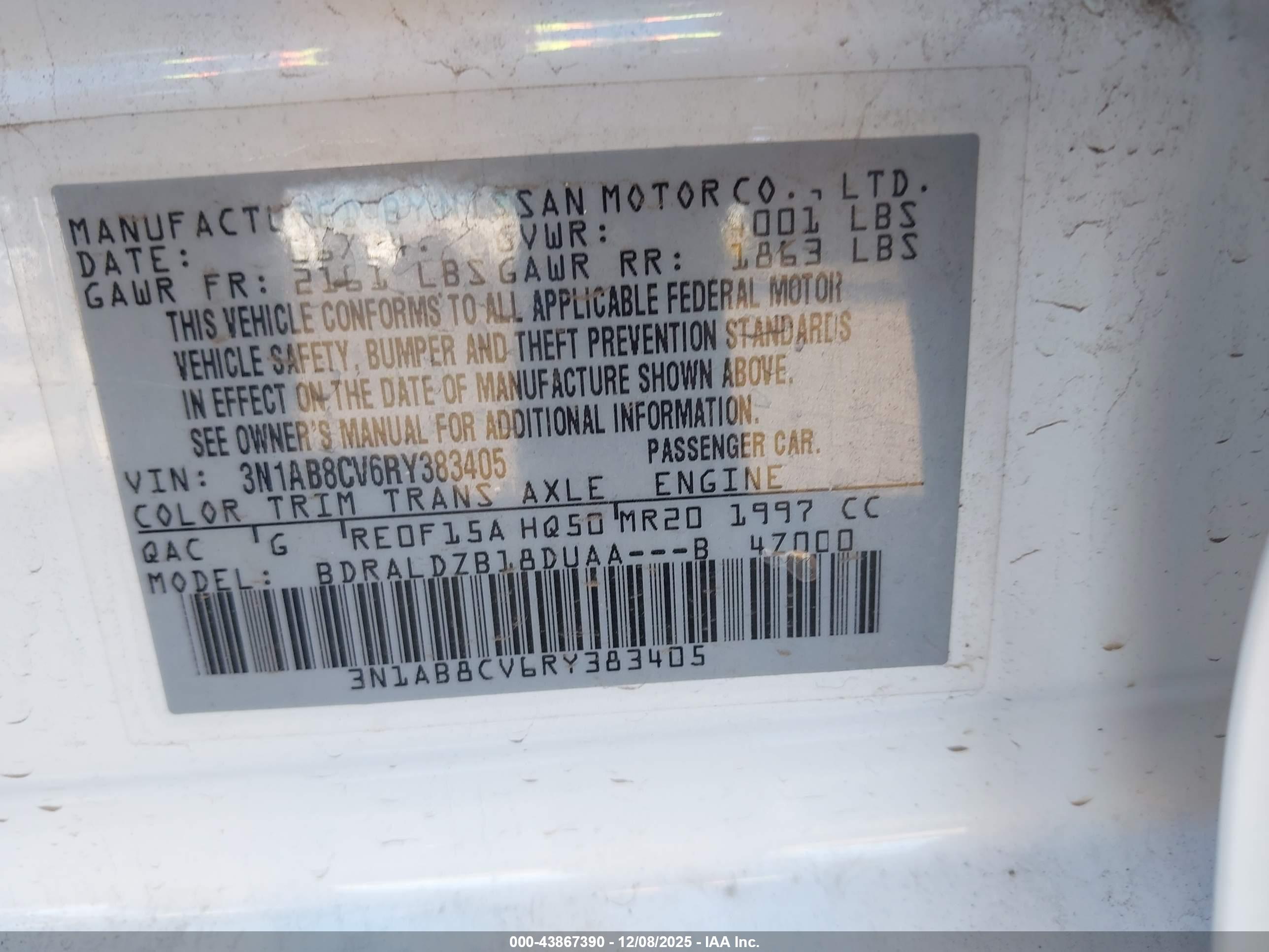 NISSAN SENTRA image 9