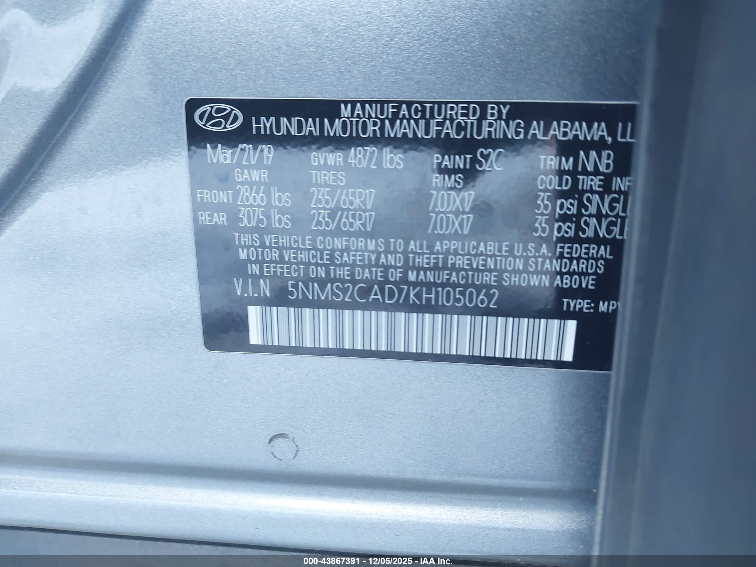 HYUNDAI SANTA image 9