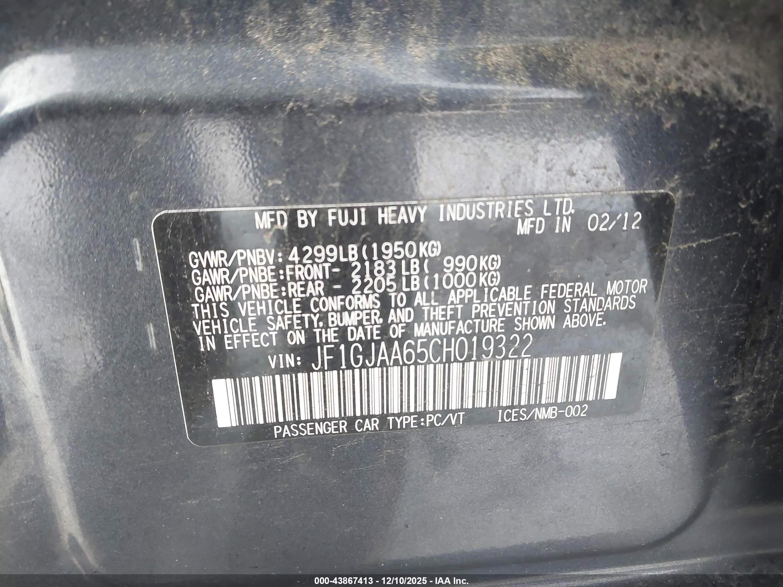 SUBARU IMPREZA image 9