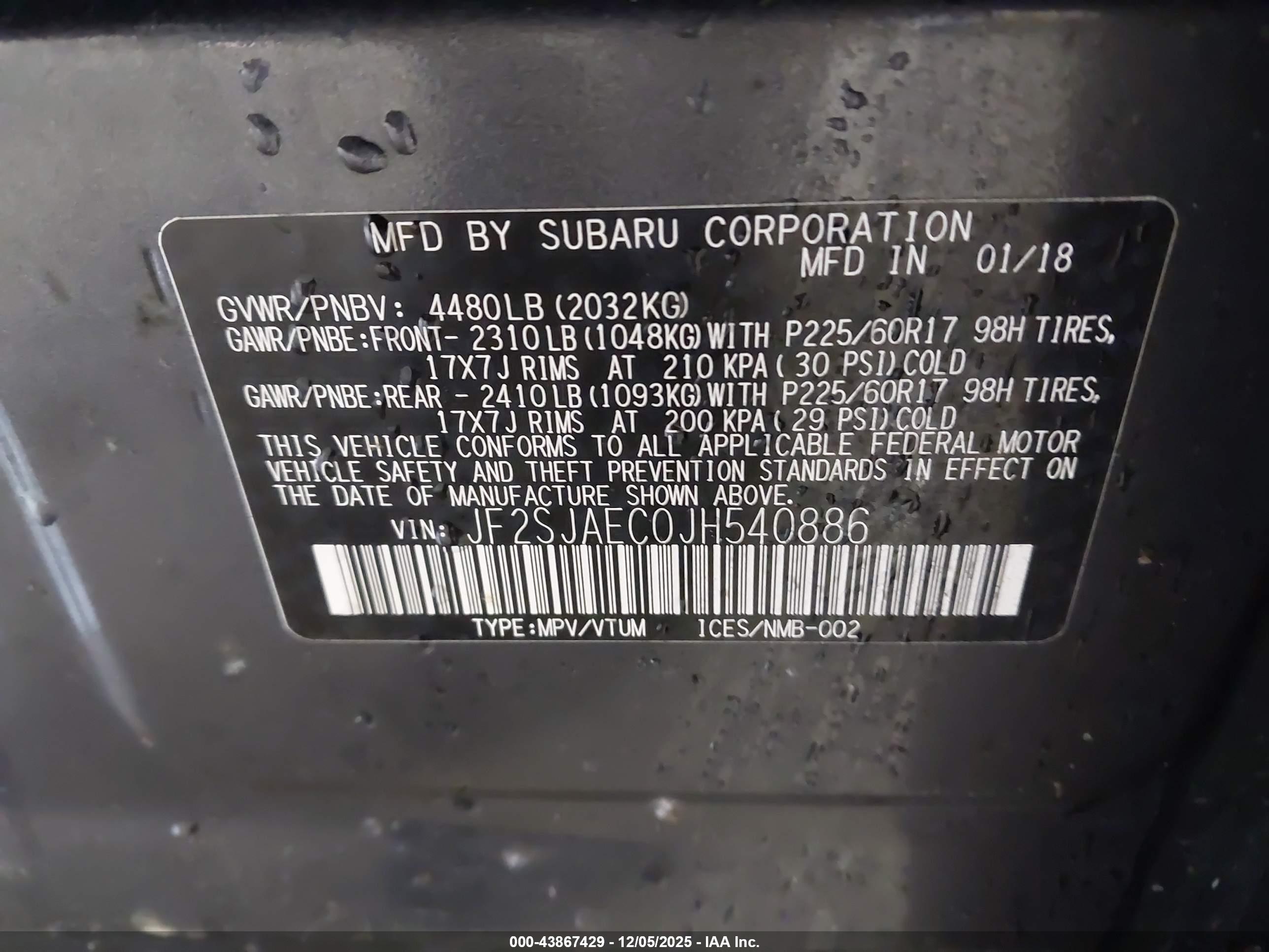 SUBARU FORESTER image 9