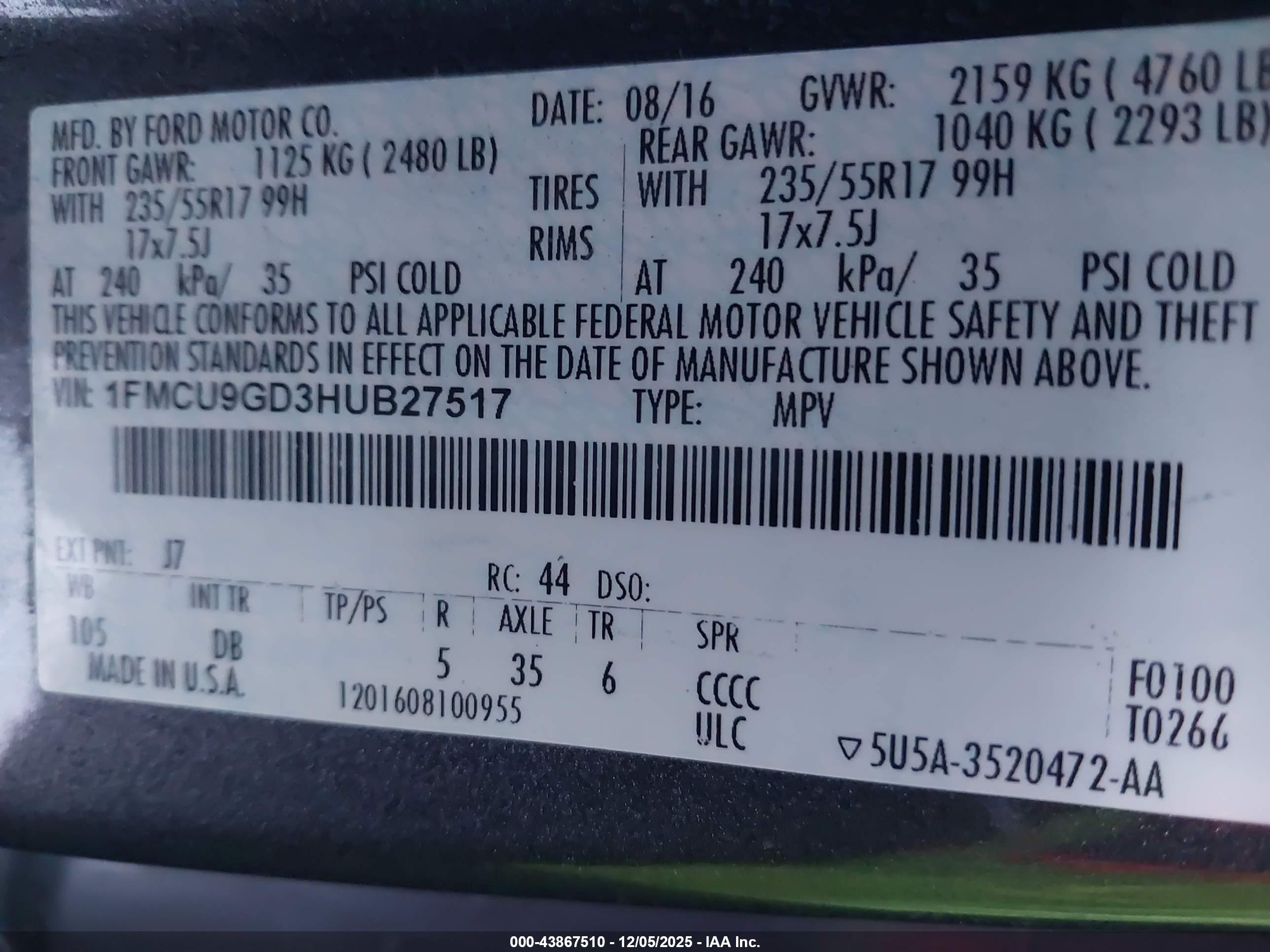 FORD ESCAPE image 9