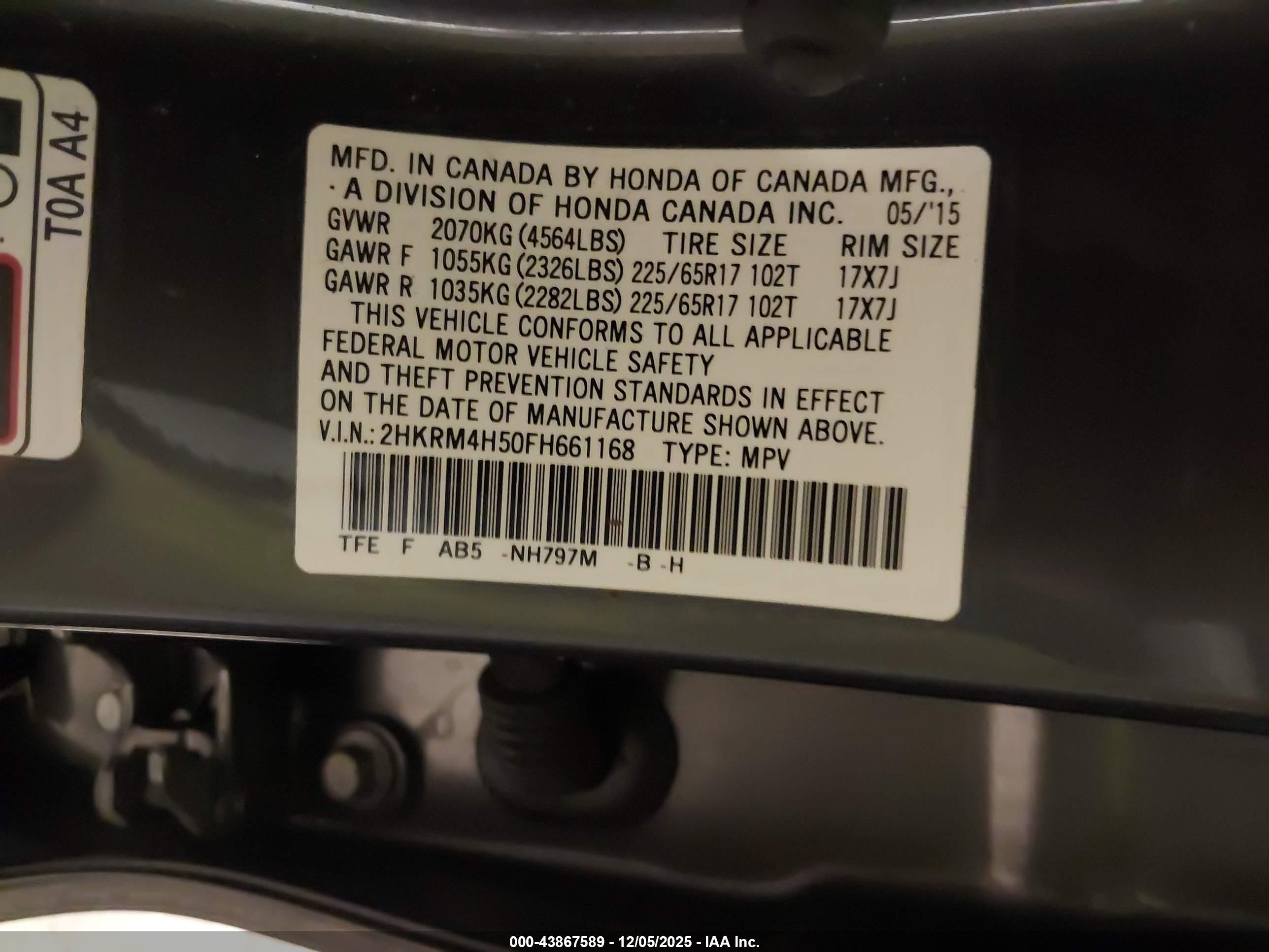 HONDA CR-V image 9