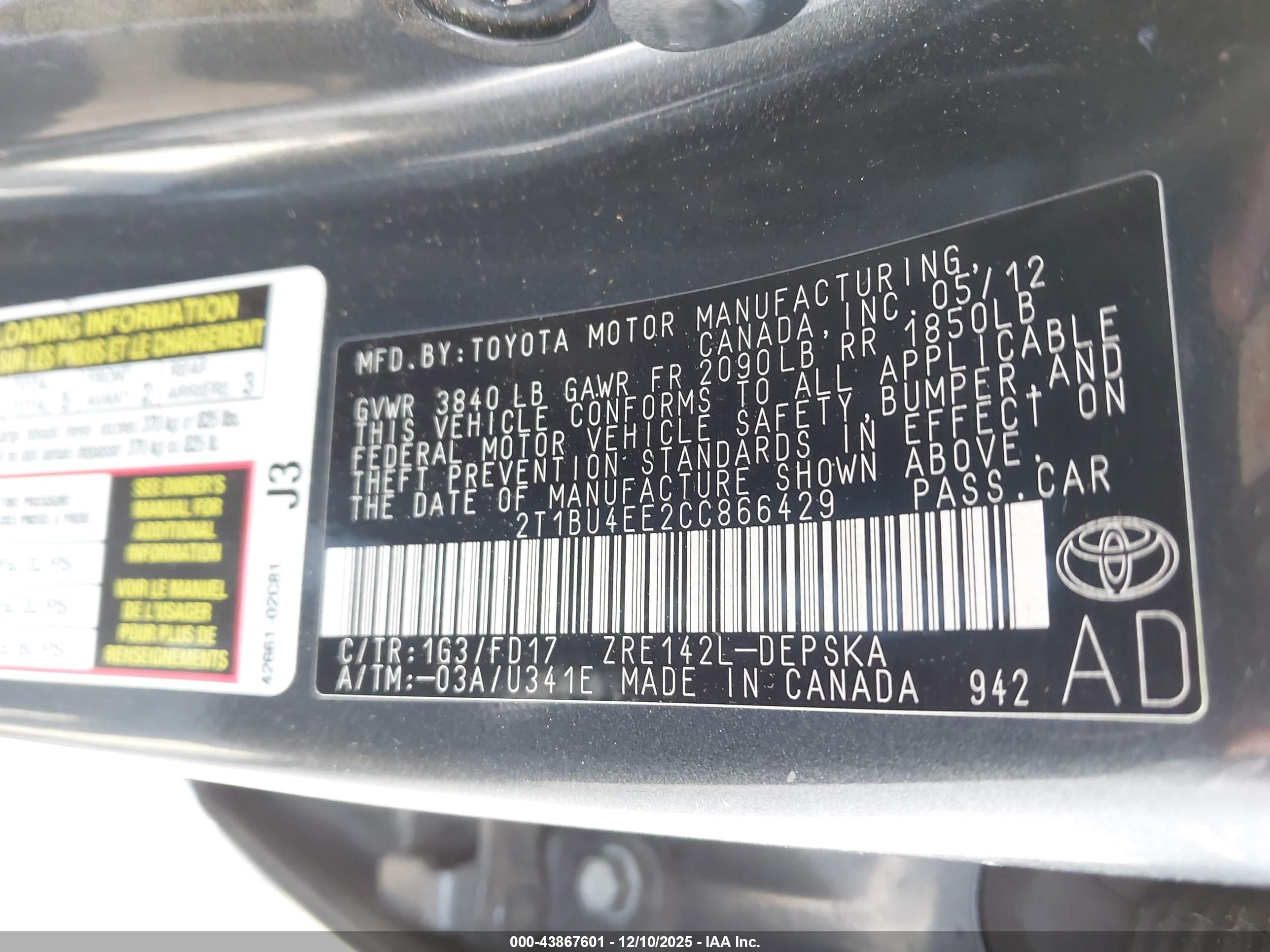 TOYOTA COROLLA image 9
