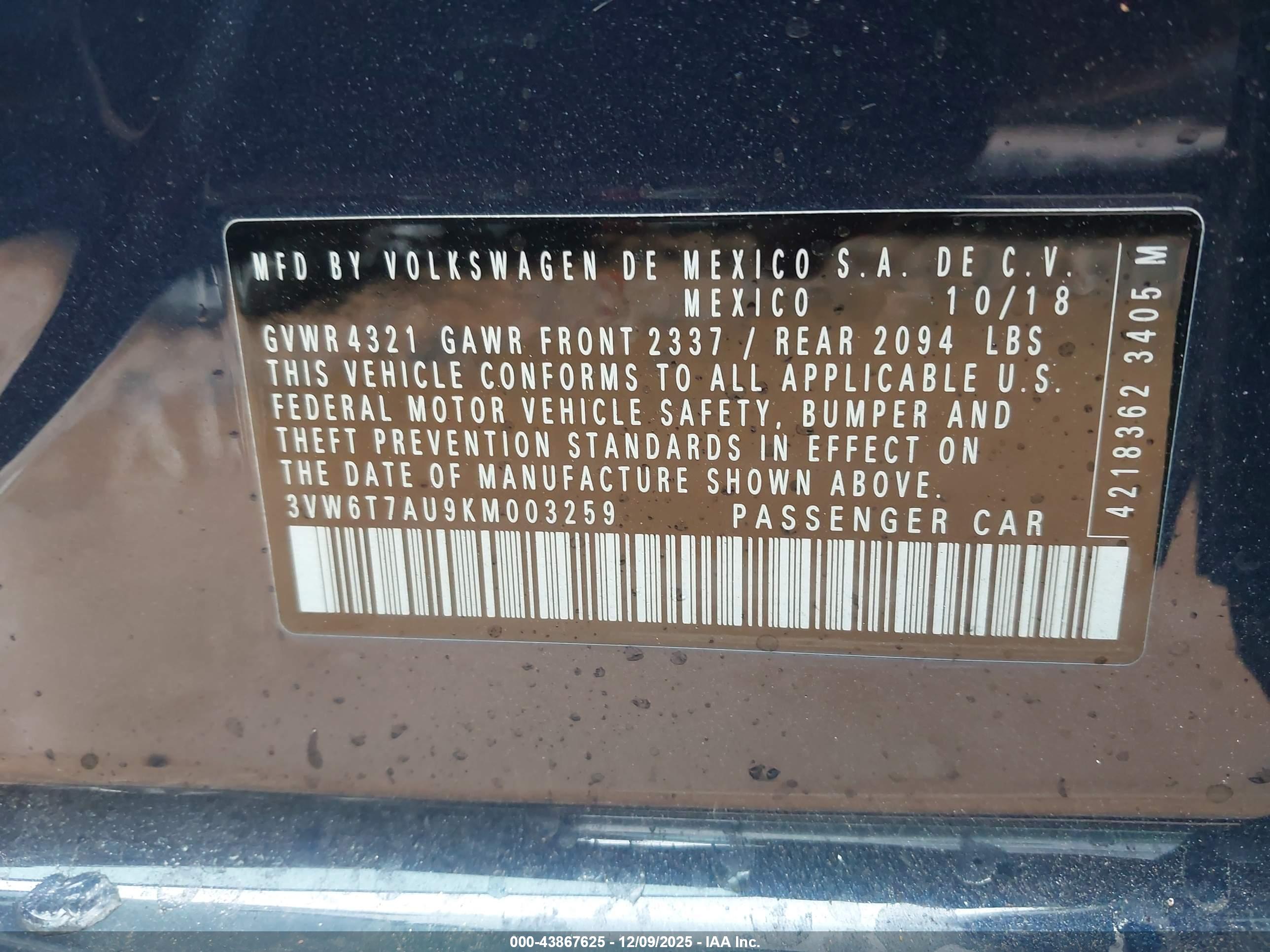 VOLKSWAGEN GOLF image 9