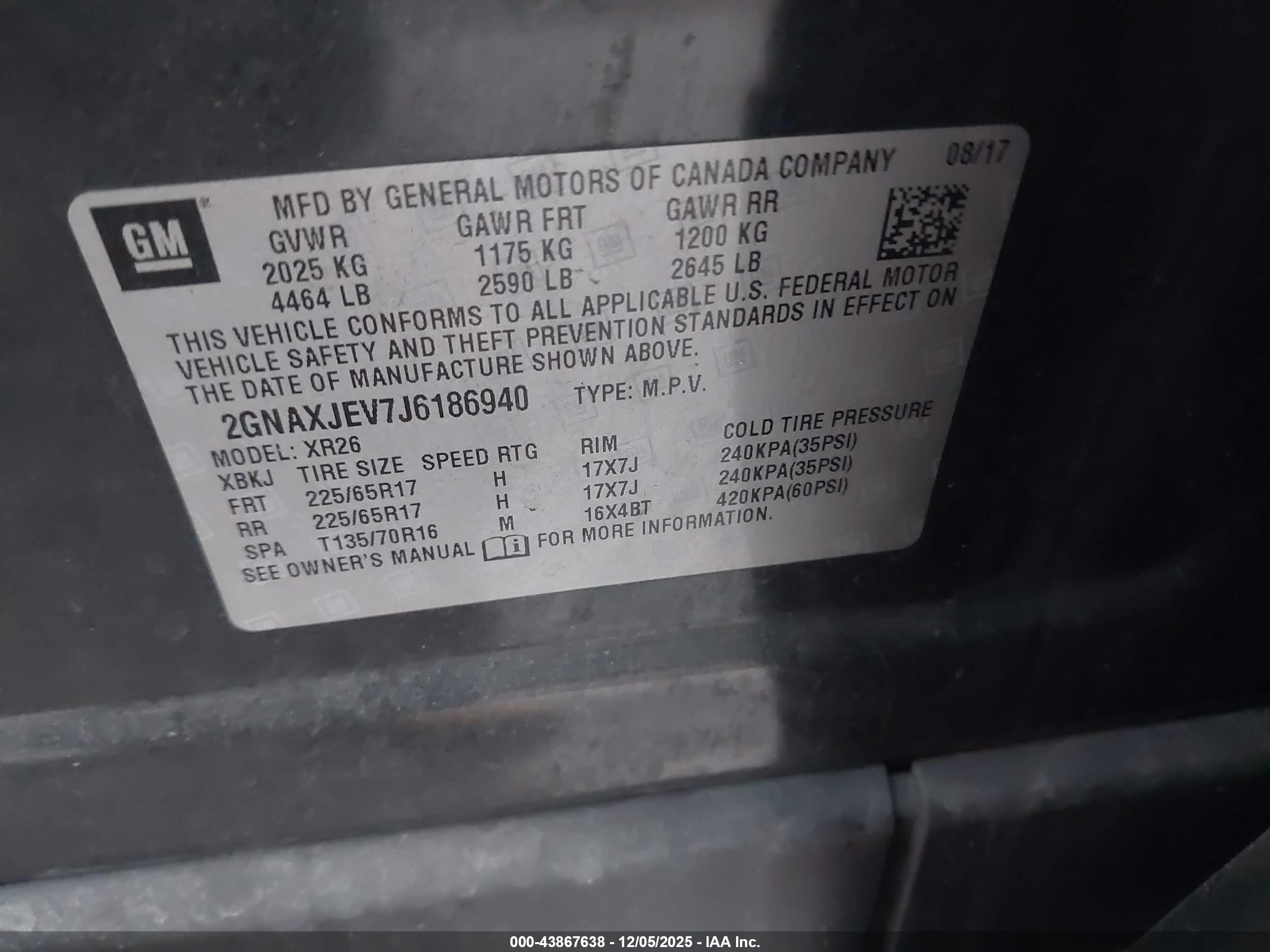 CHEVROLET EQUINOX image 9