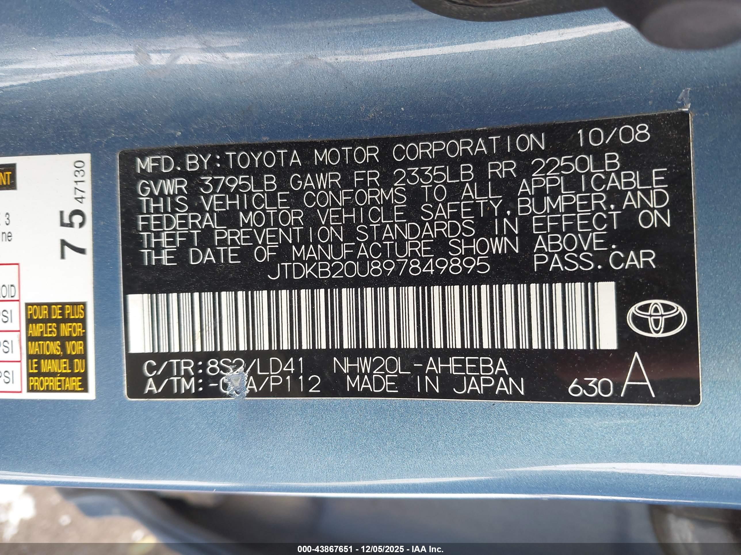 TOYOTA PRIUS image 9