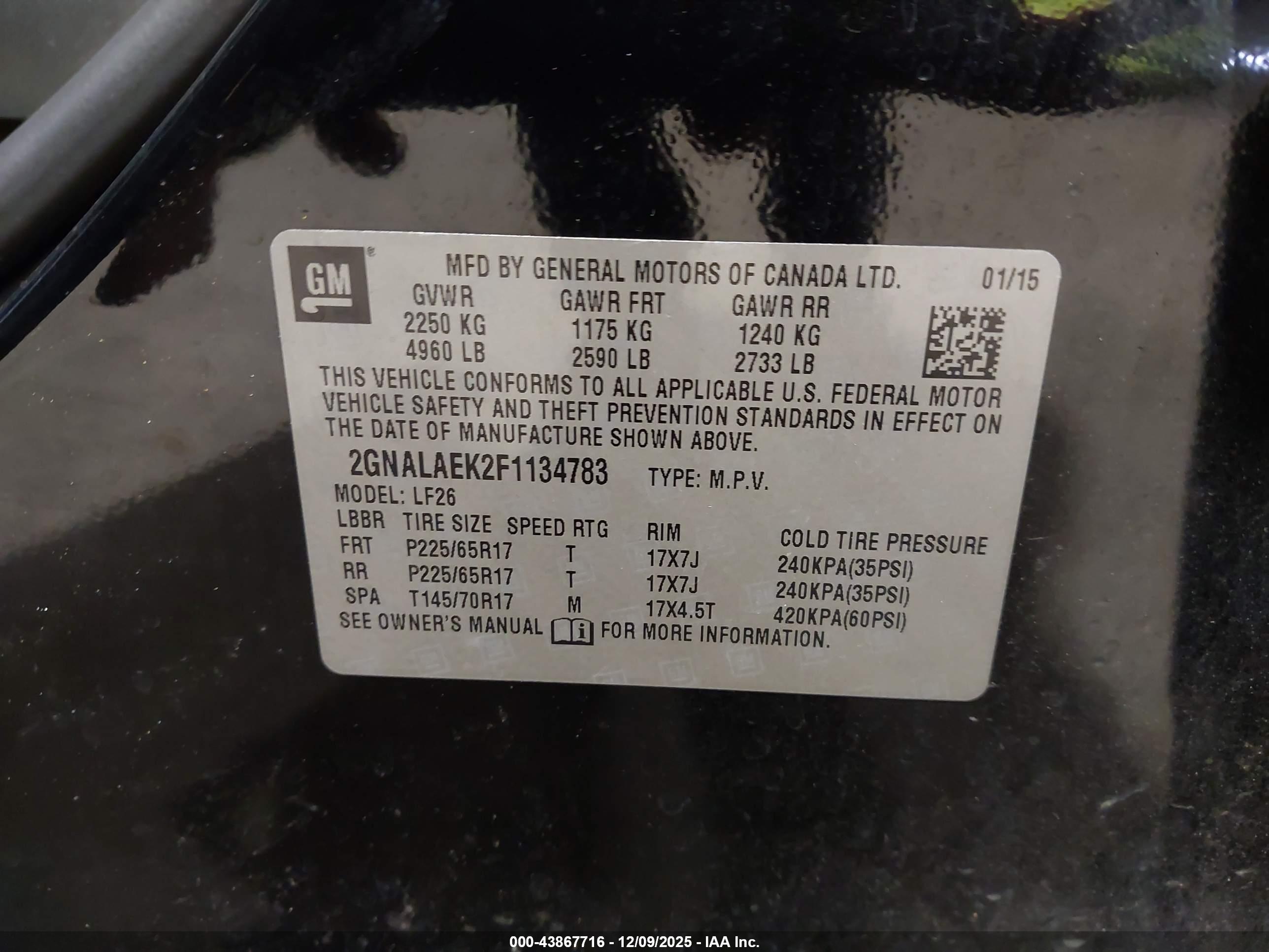 CHEVROLET EQUINOX image 9