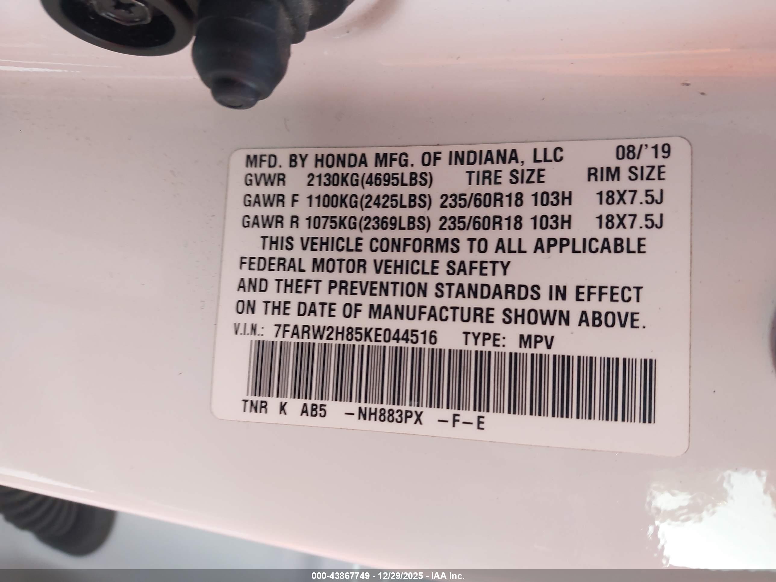 HONDA CR-V image 9