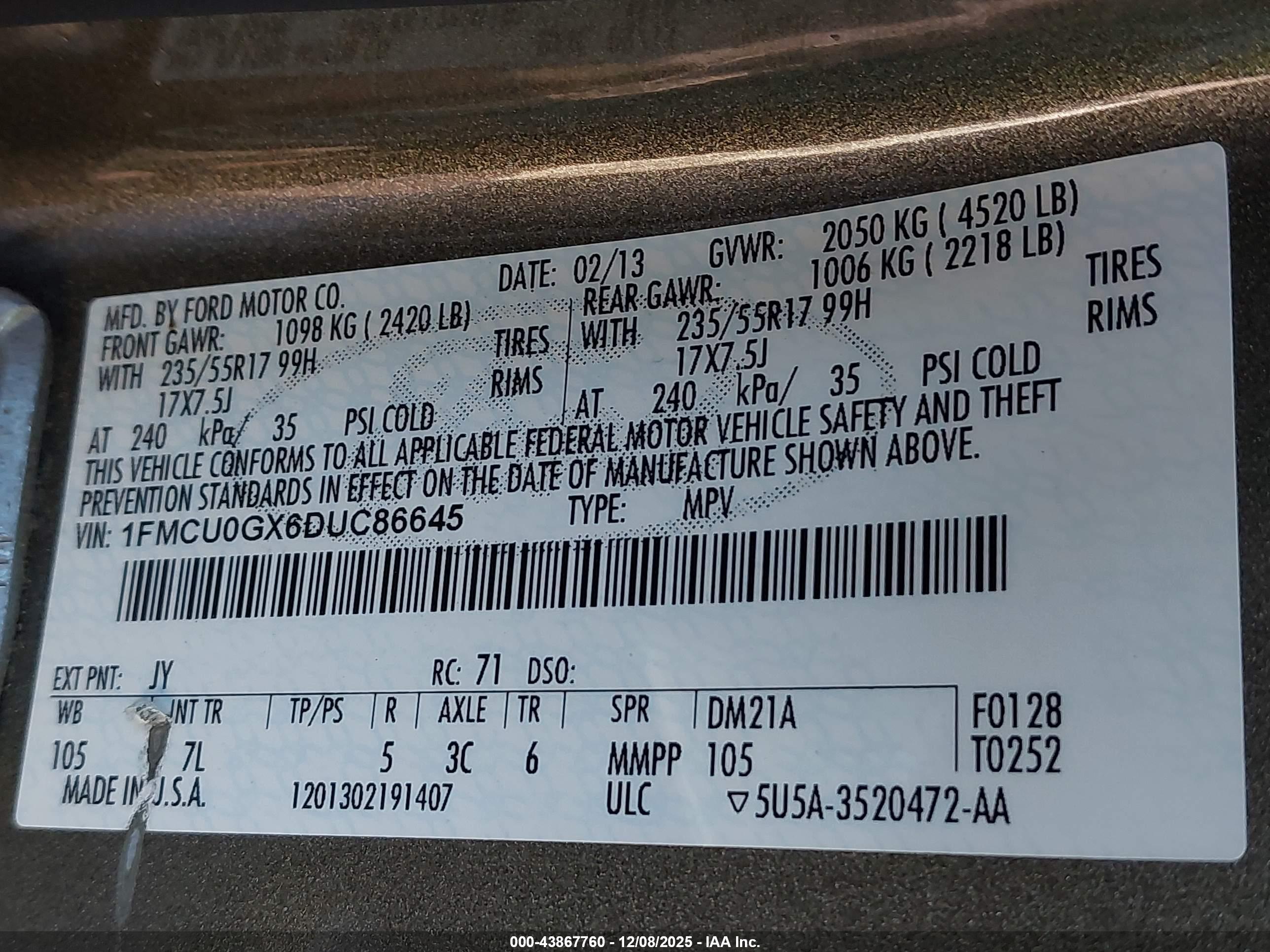 FORD ESCAPE image 9