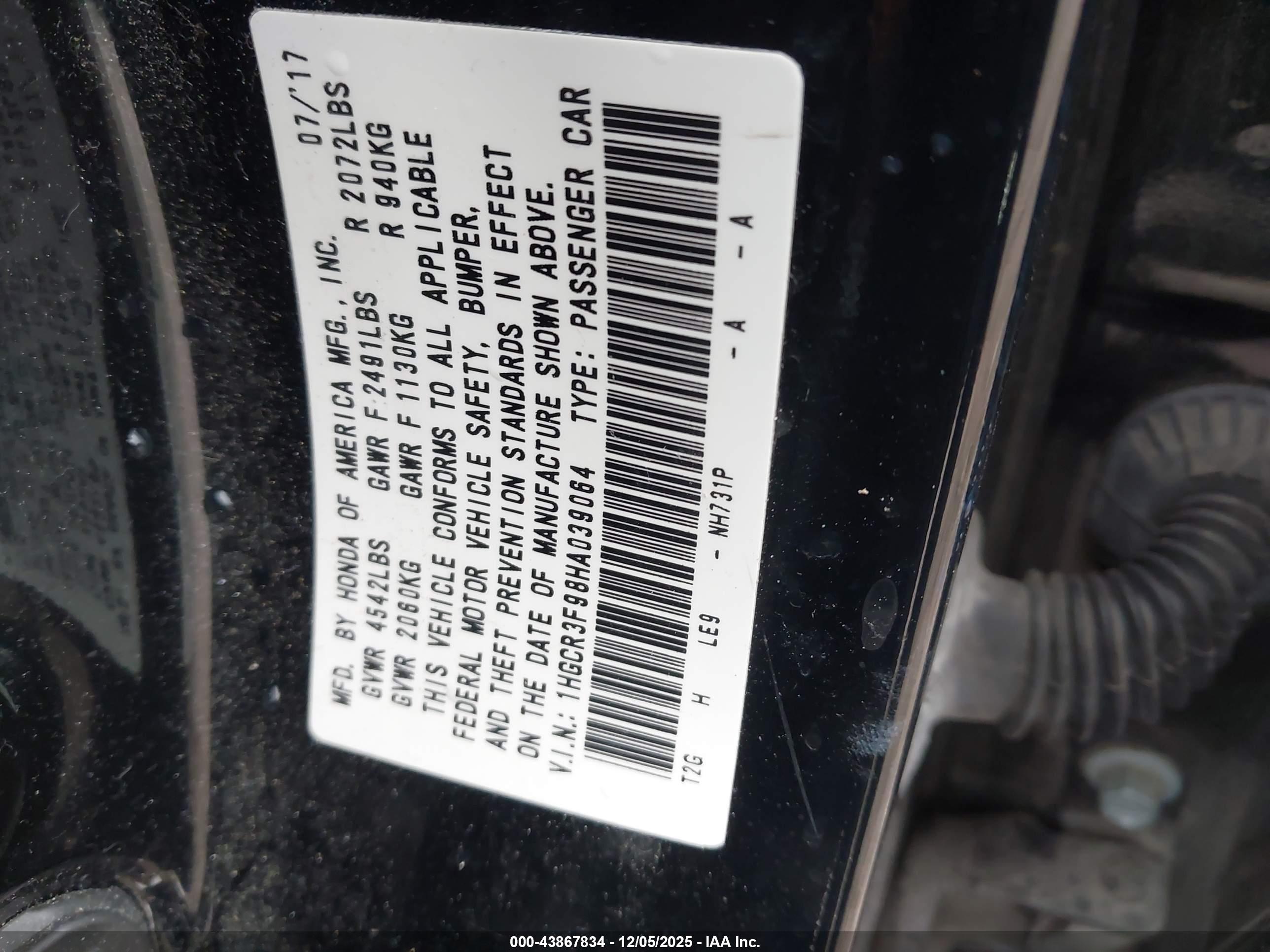 HONDA ACCORD image 9