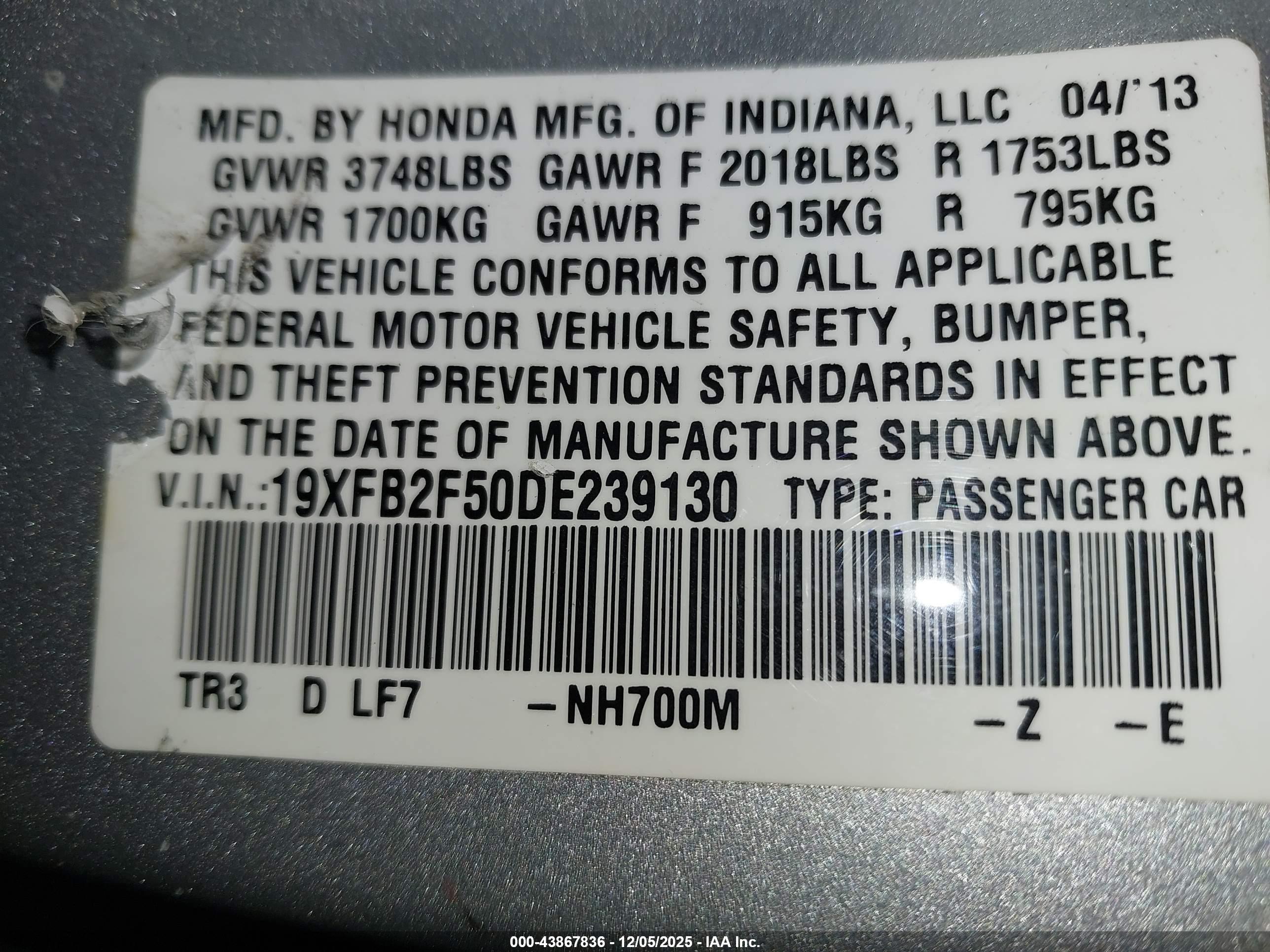 HONDA CIVIC image 9
