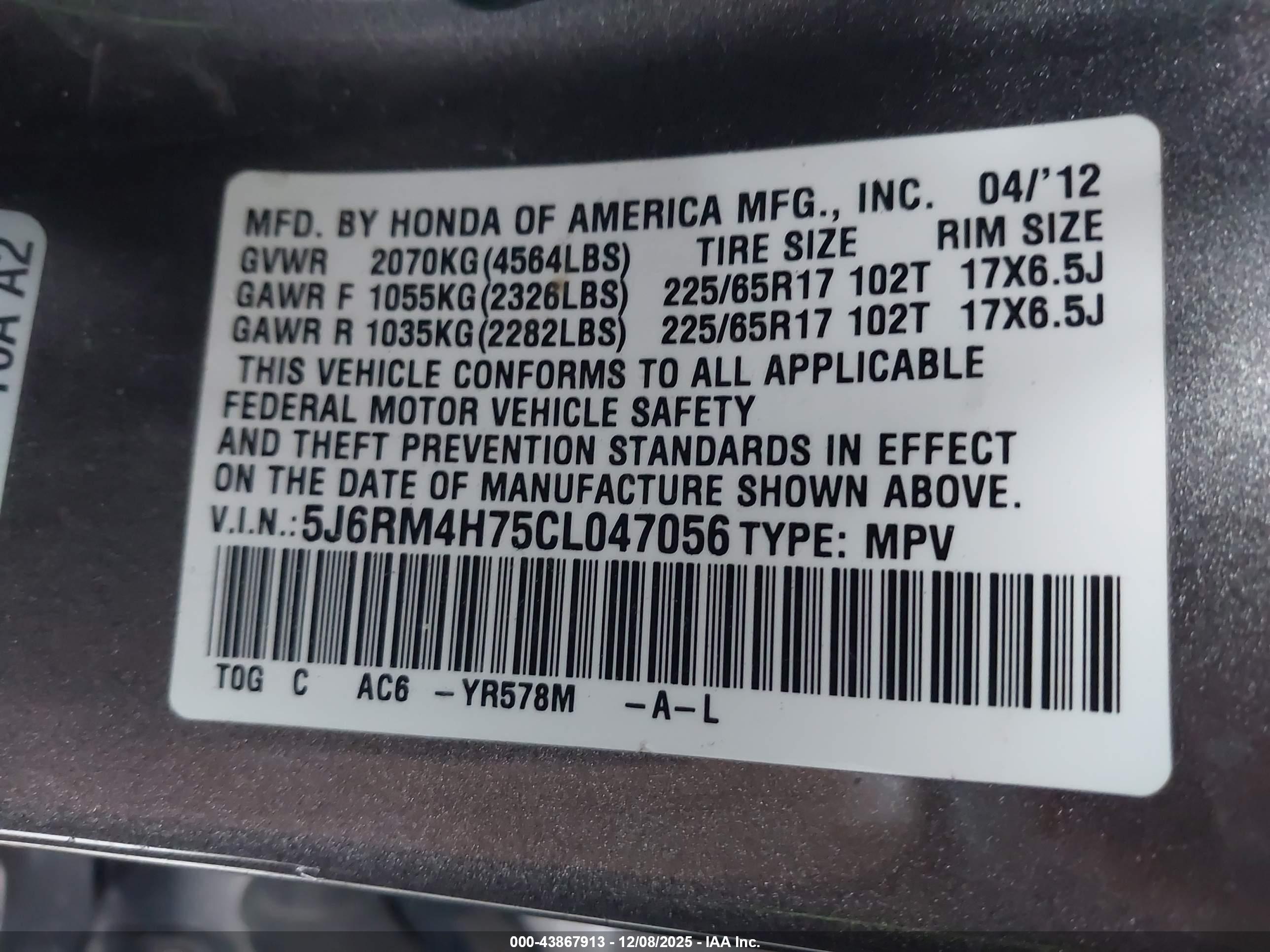 HONDA CR-V image 9