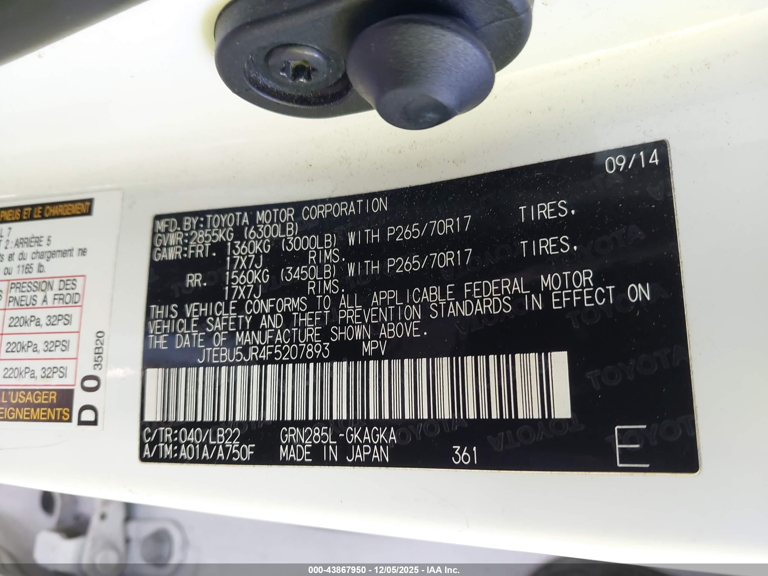 TOYOTA 4RUNNER image 9