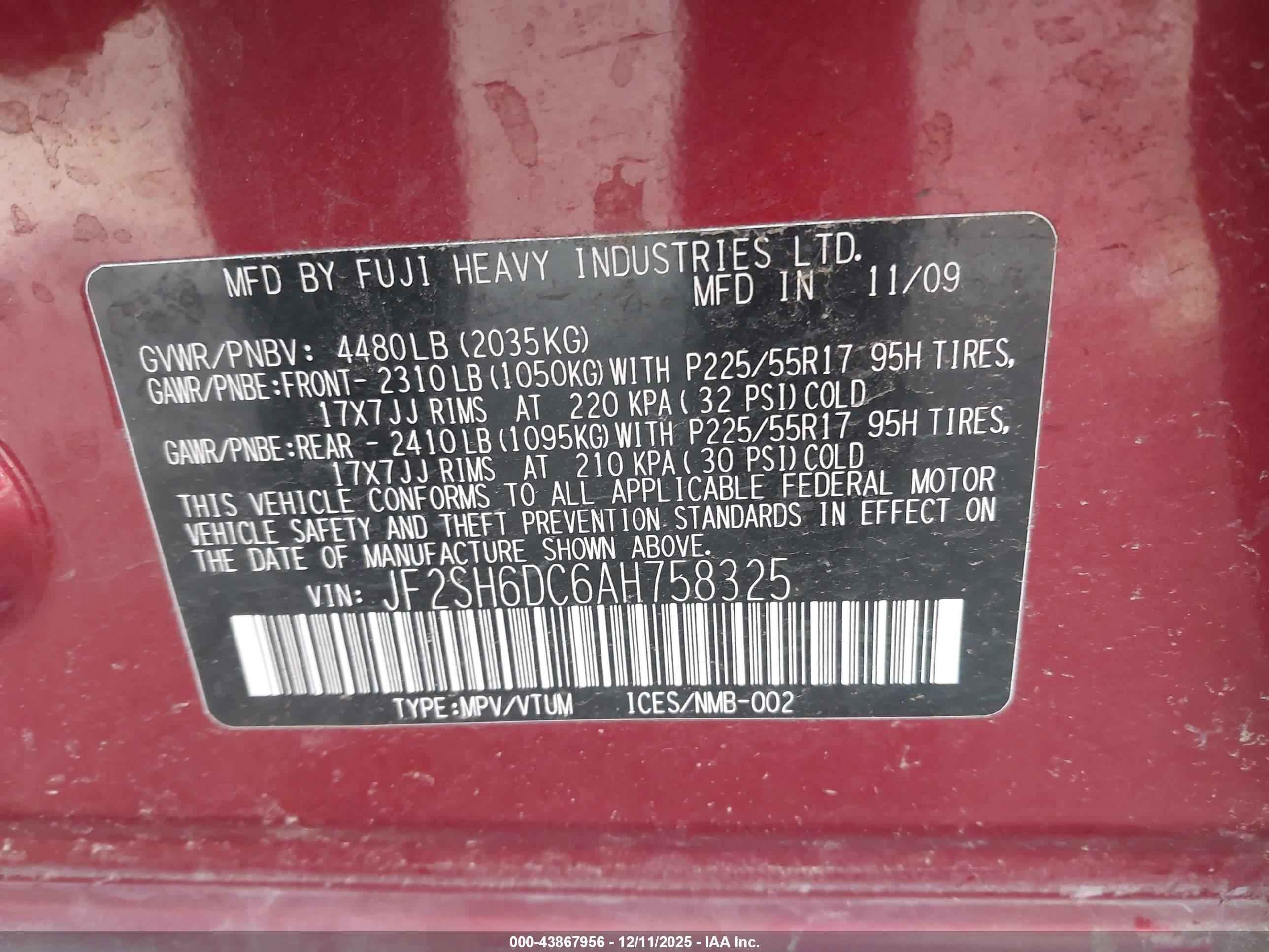 SUBARU FORESTER image 9