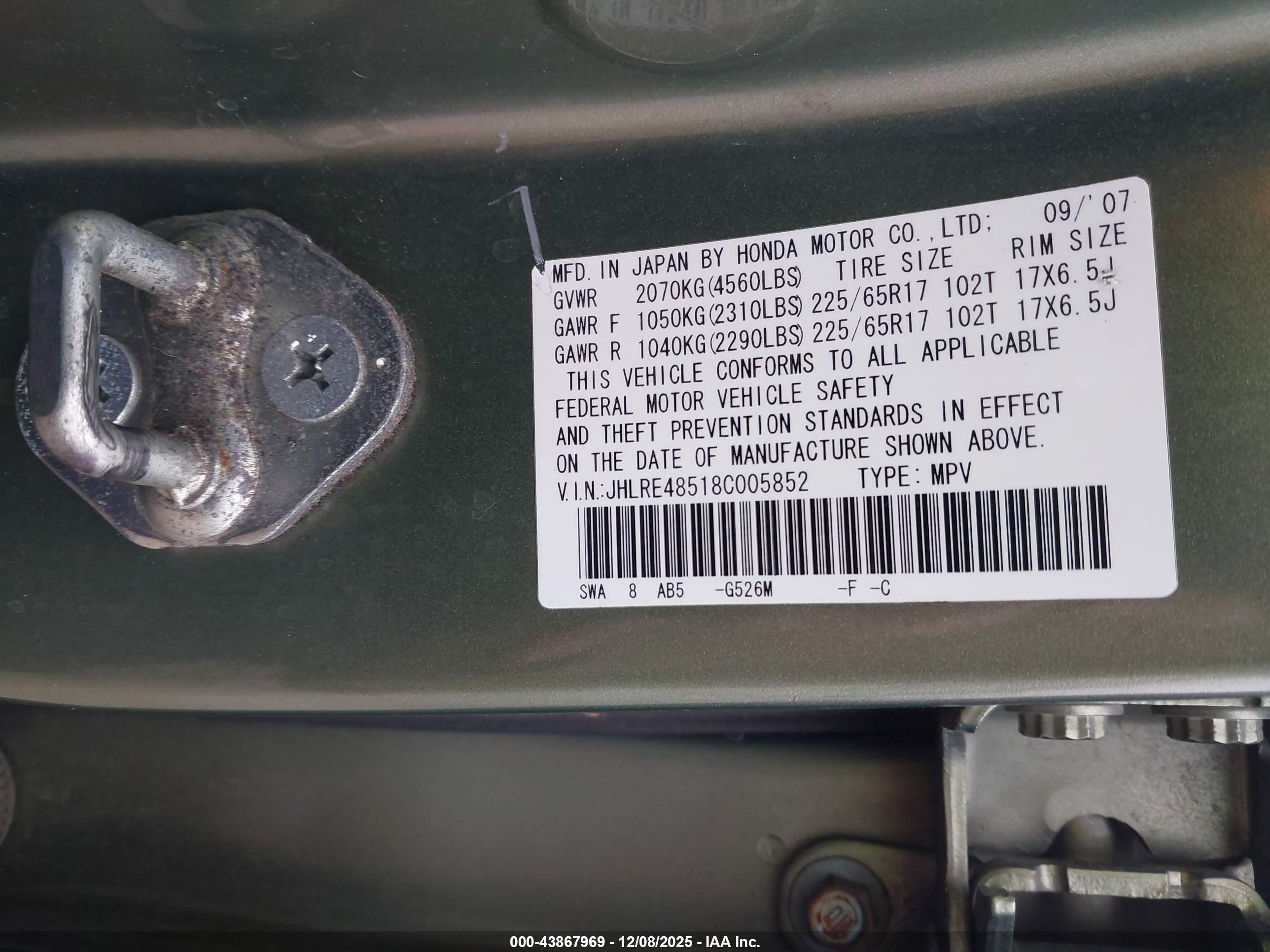 HONDA CR-V image 9