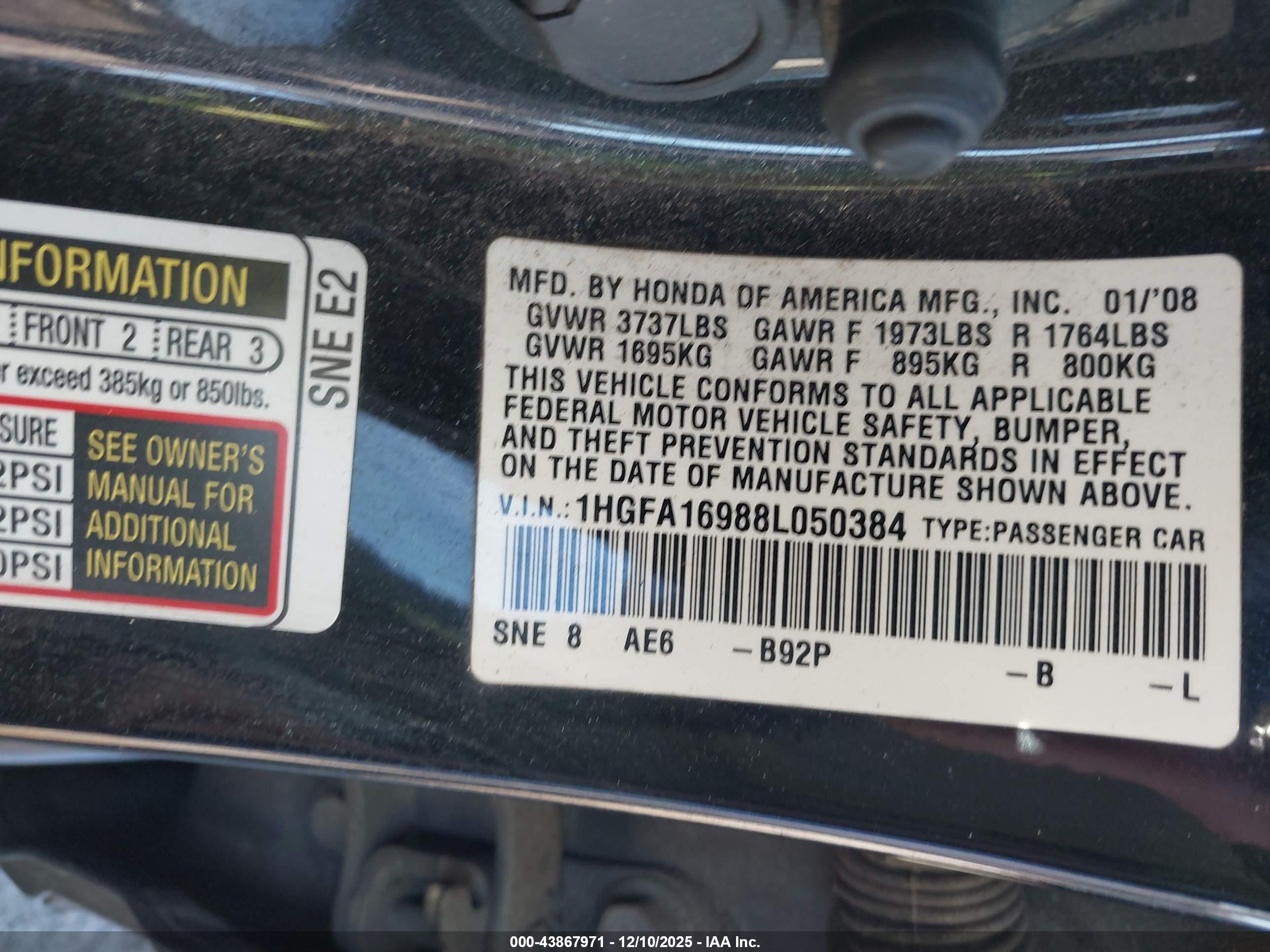 HONDA CIVIC image 9