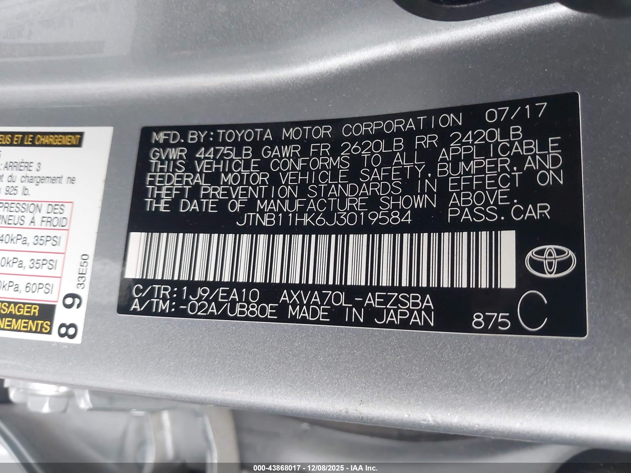 TOYOTA CAMRY image 9