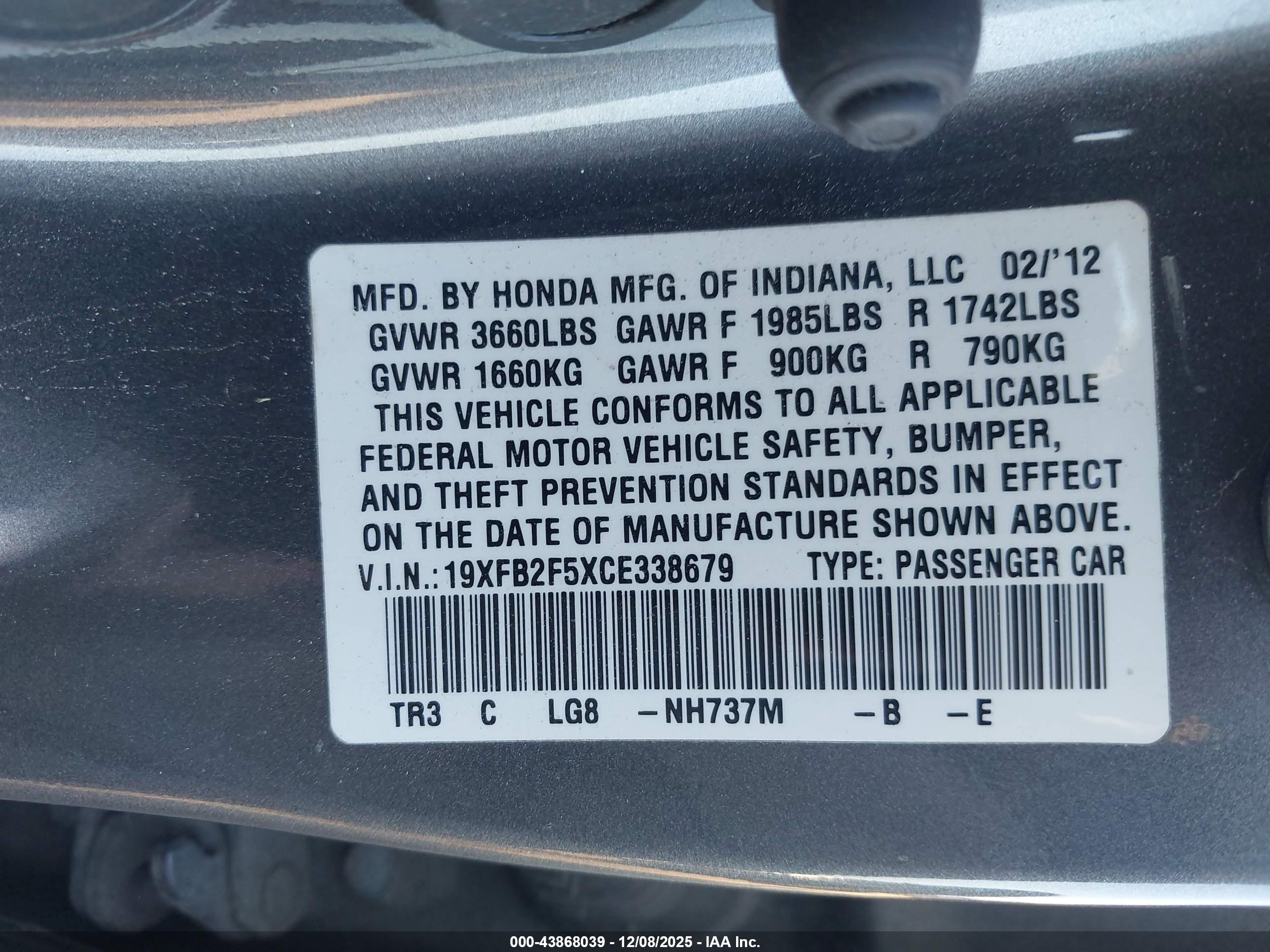 HONDA CIVIC image 9