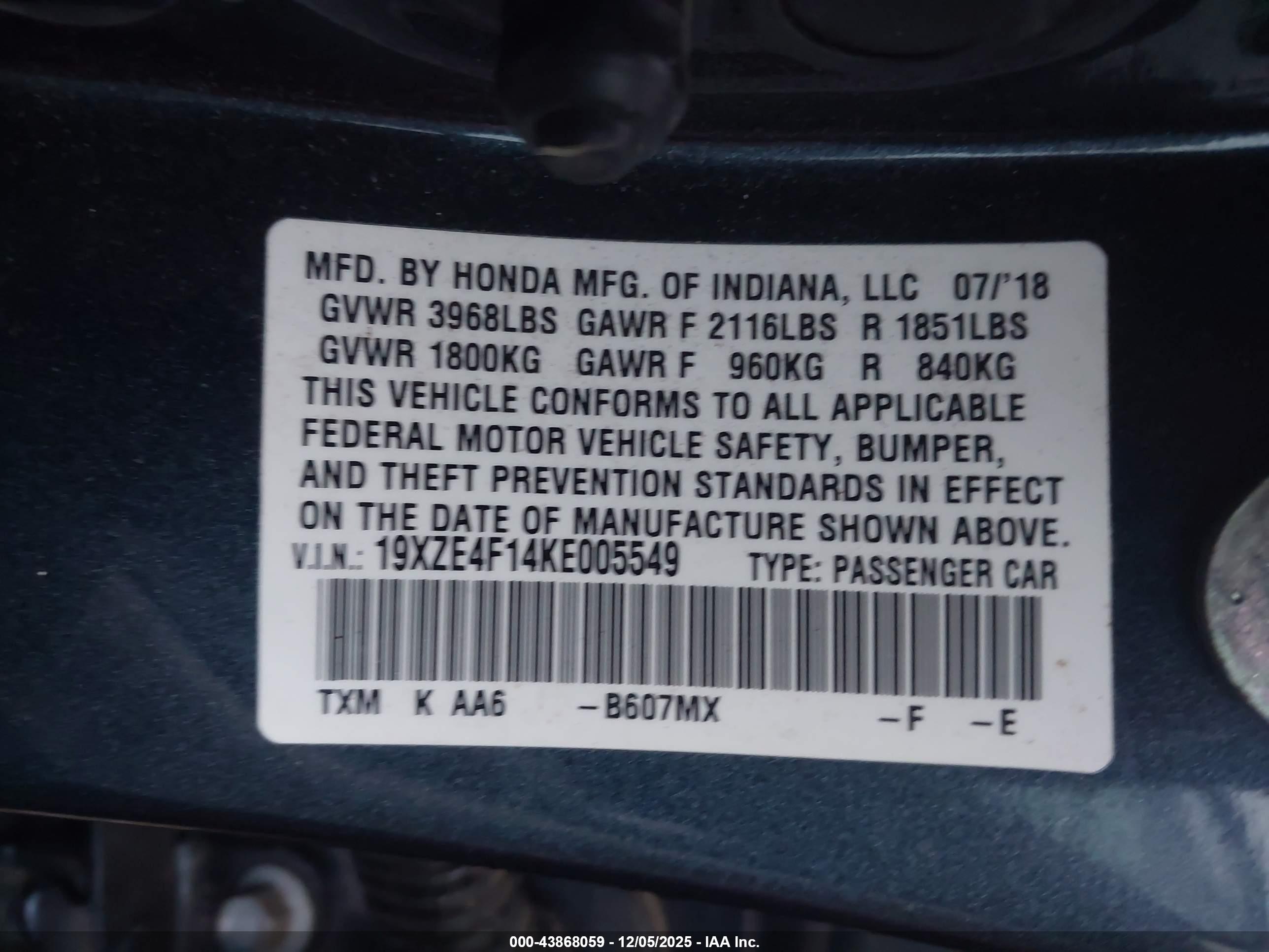 HONDA INSIGHT image 9