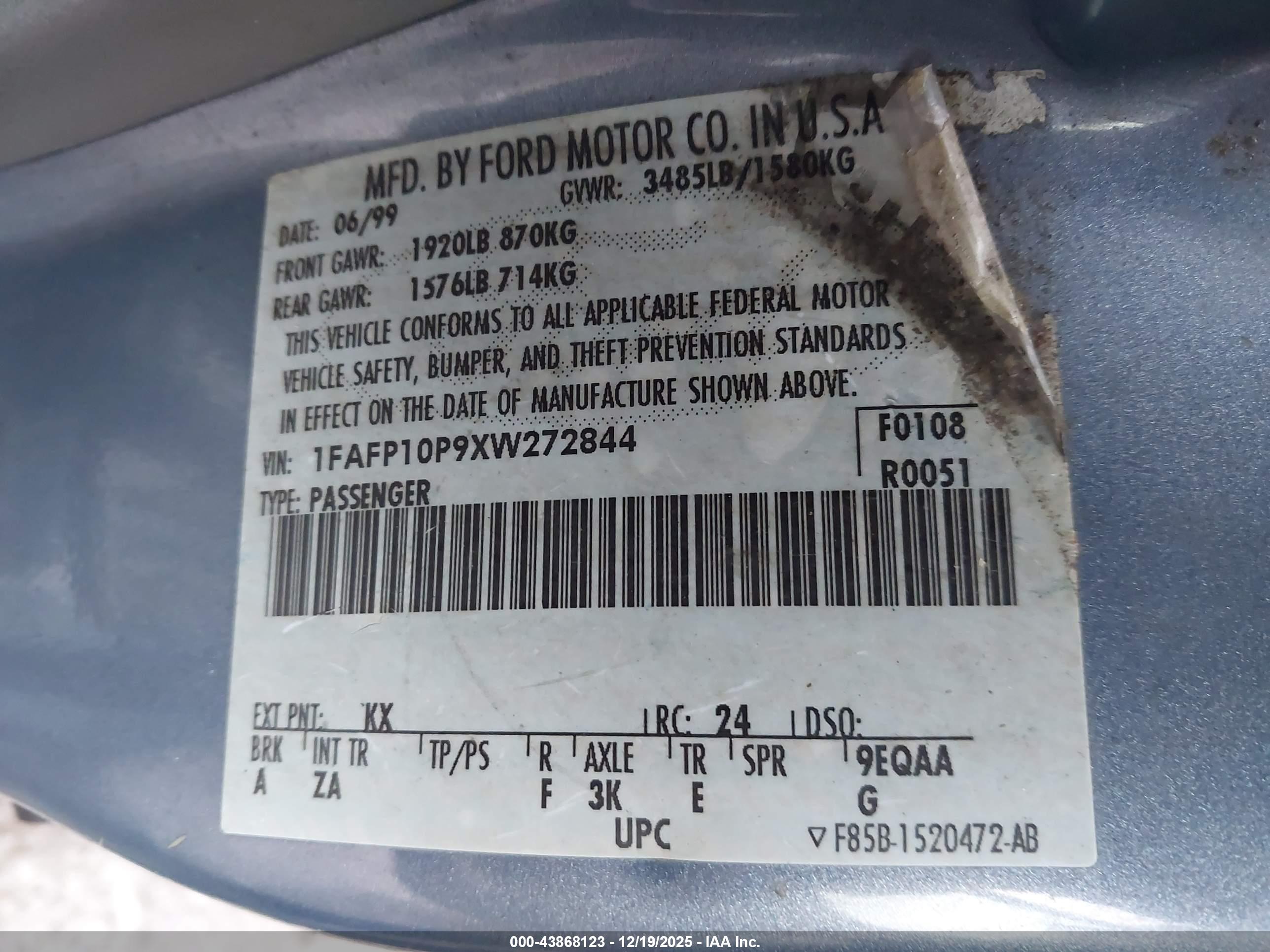 FORD ESCORT image 9