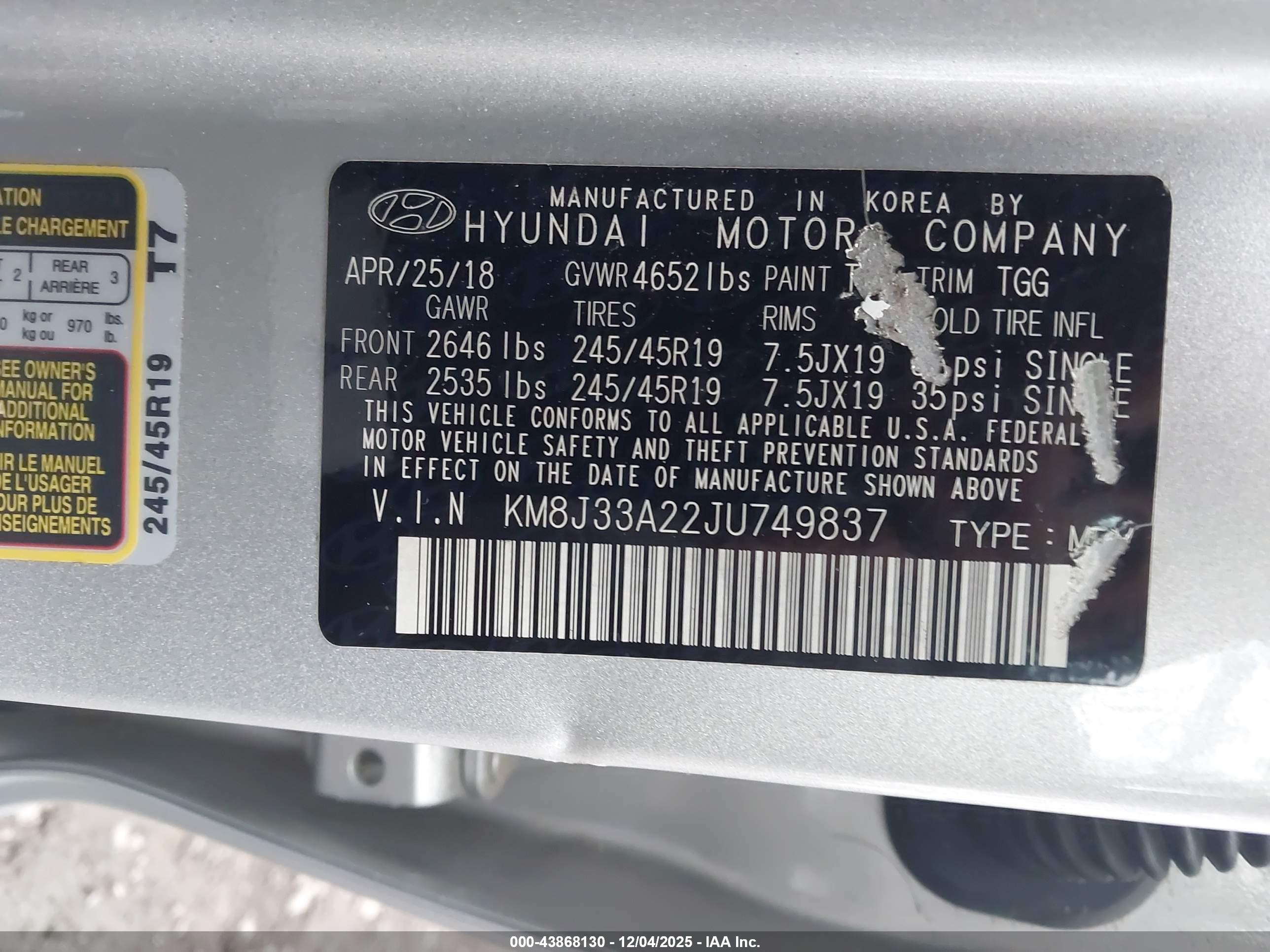 HYUNDAI TUCSON image 9