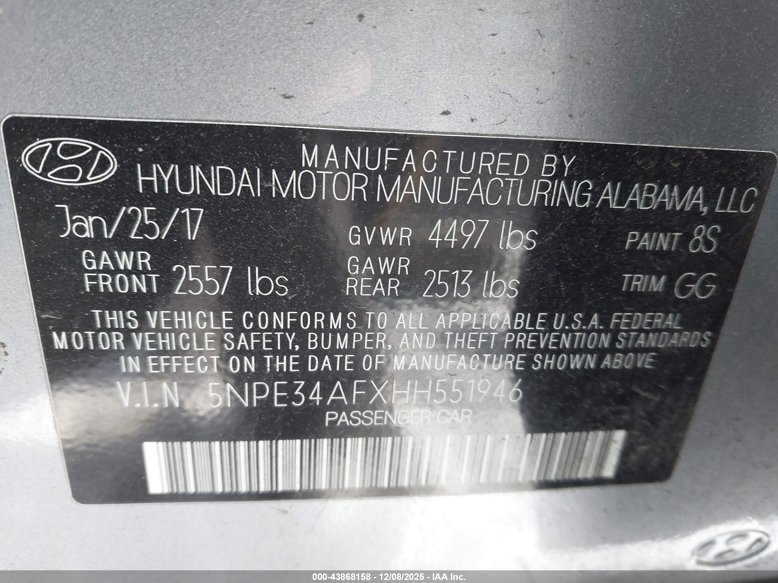 HYUNDAI SONATA image 9