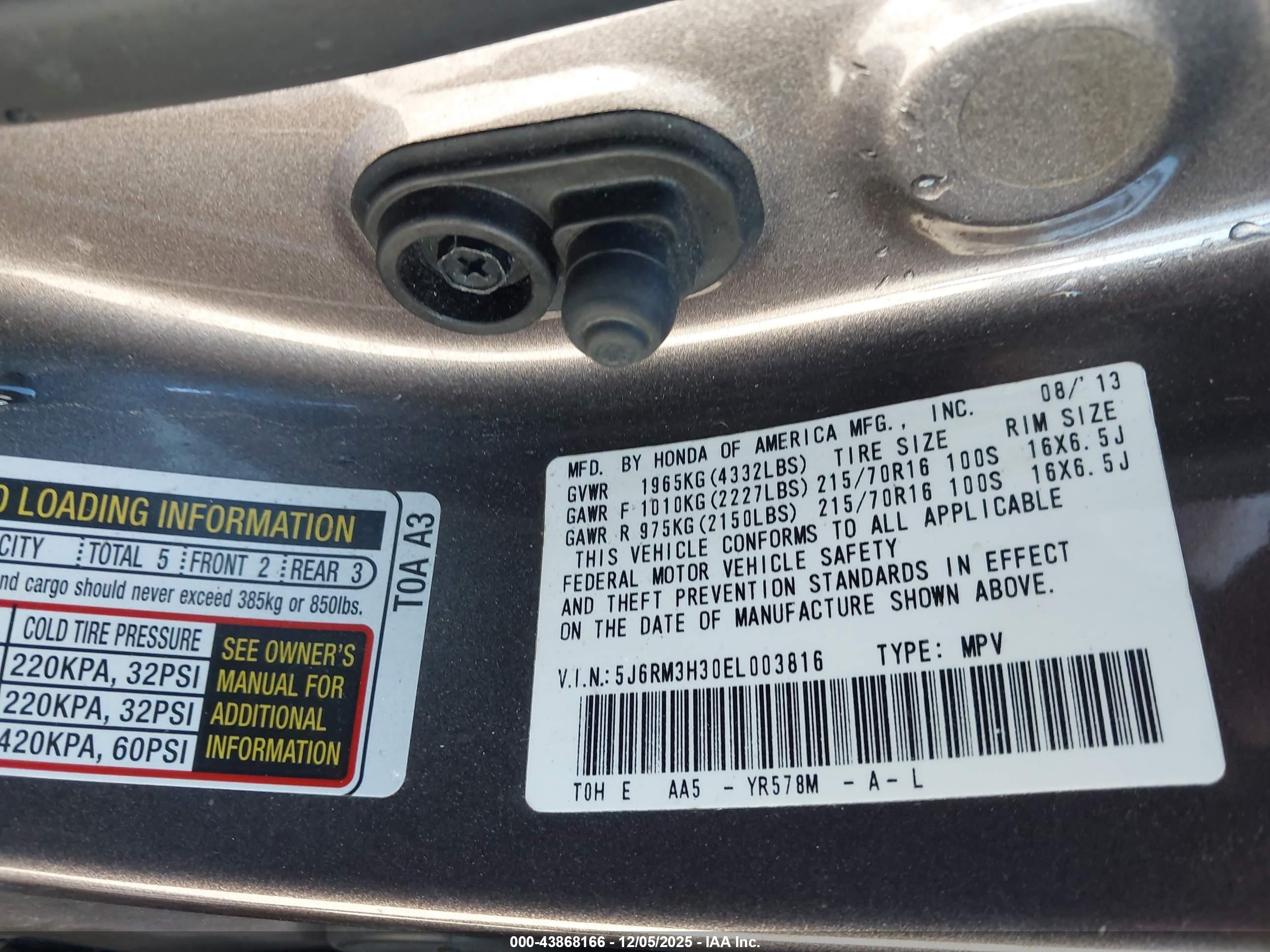 HONDA CR-V image 9