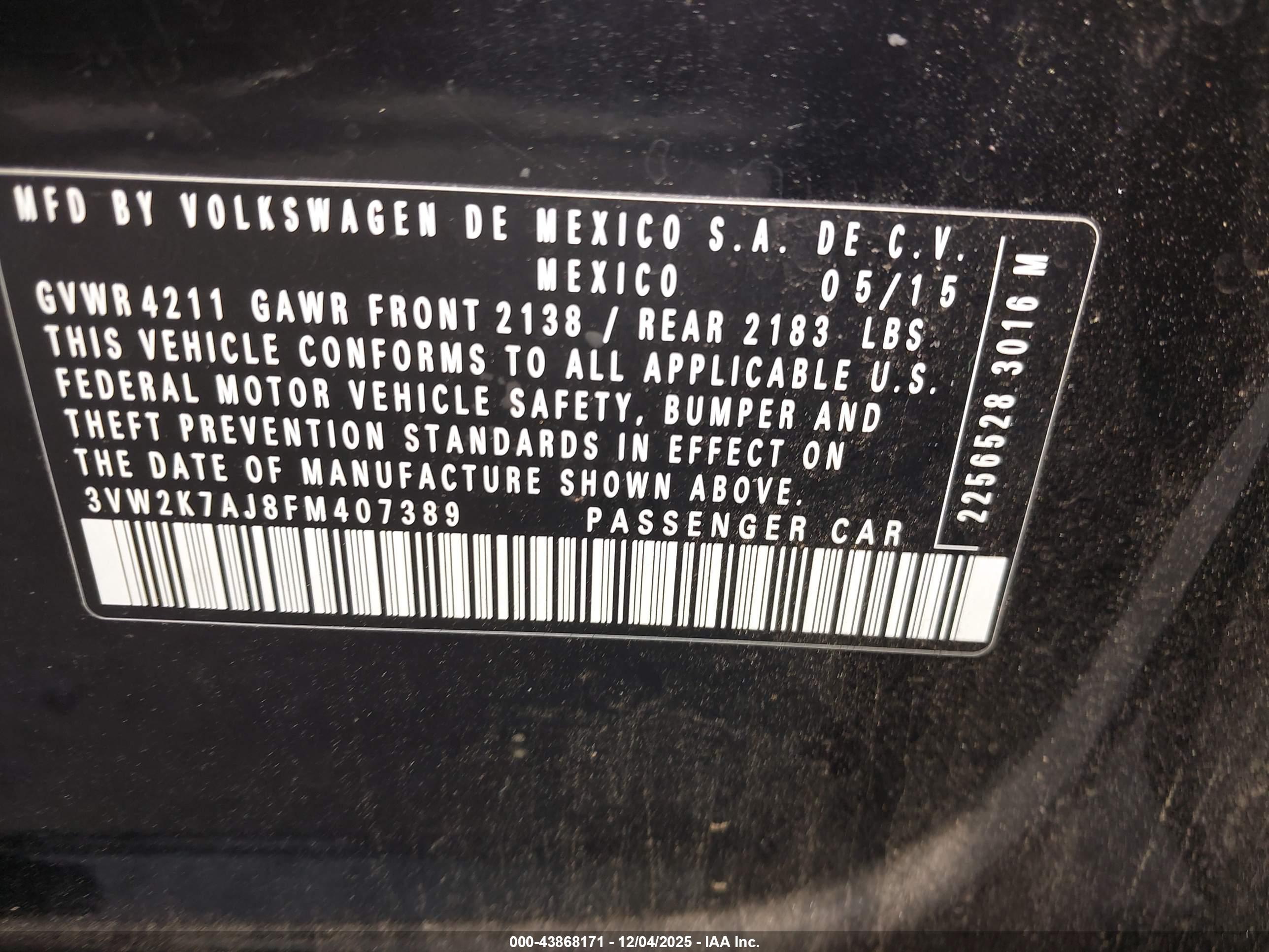 VOLKSWAGEN JETTA image 9