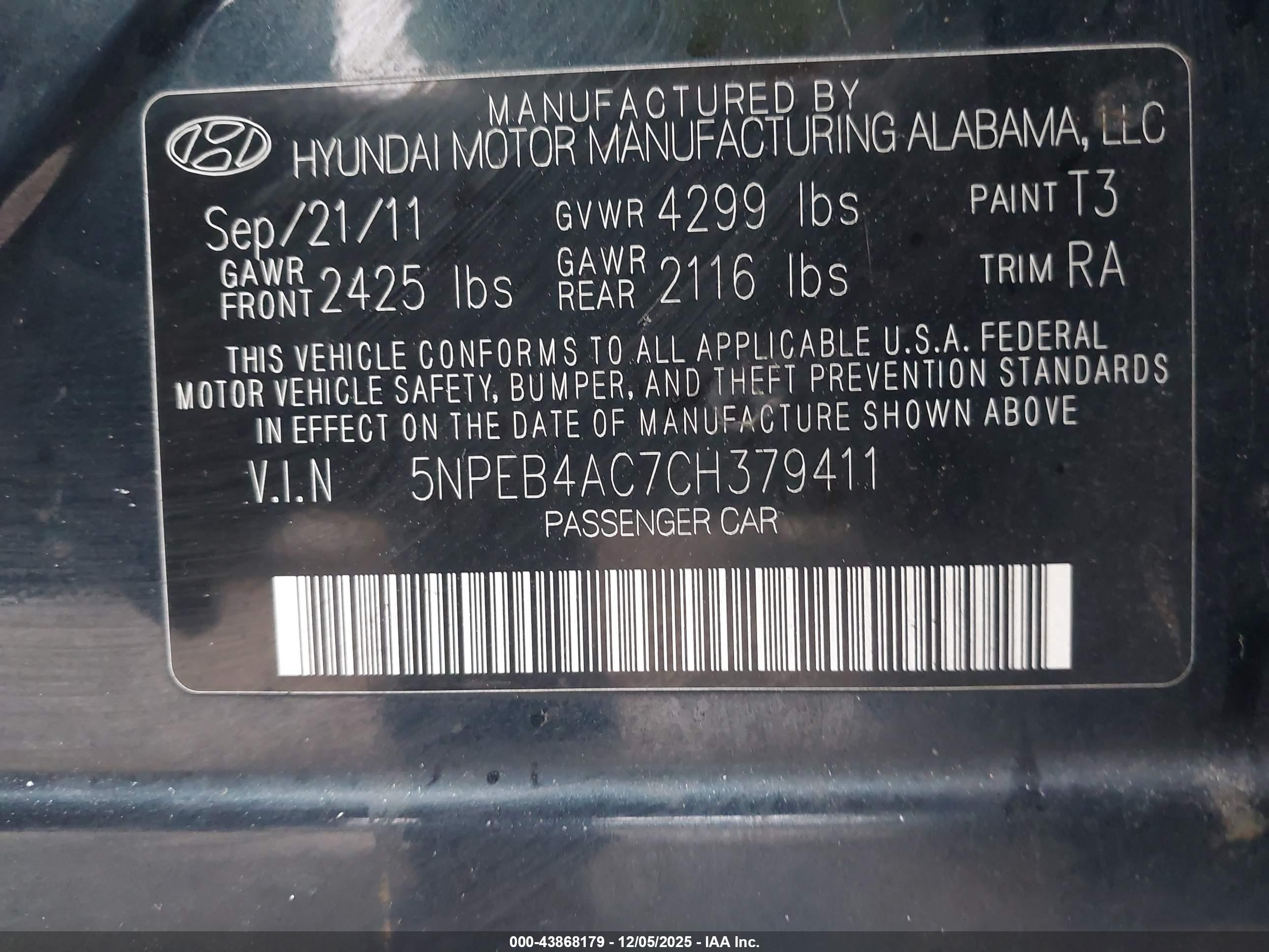 HYUNDAI SONATA image 9