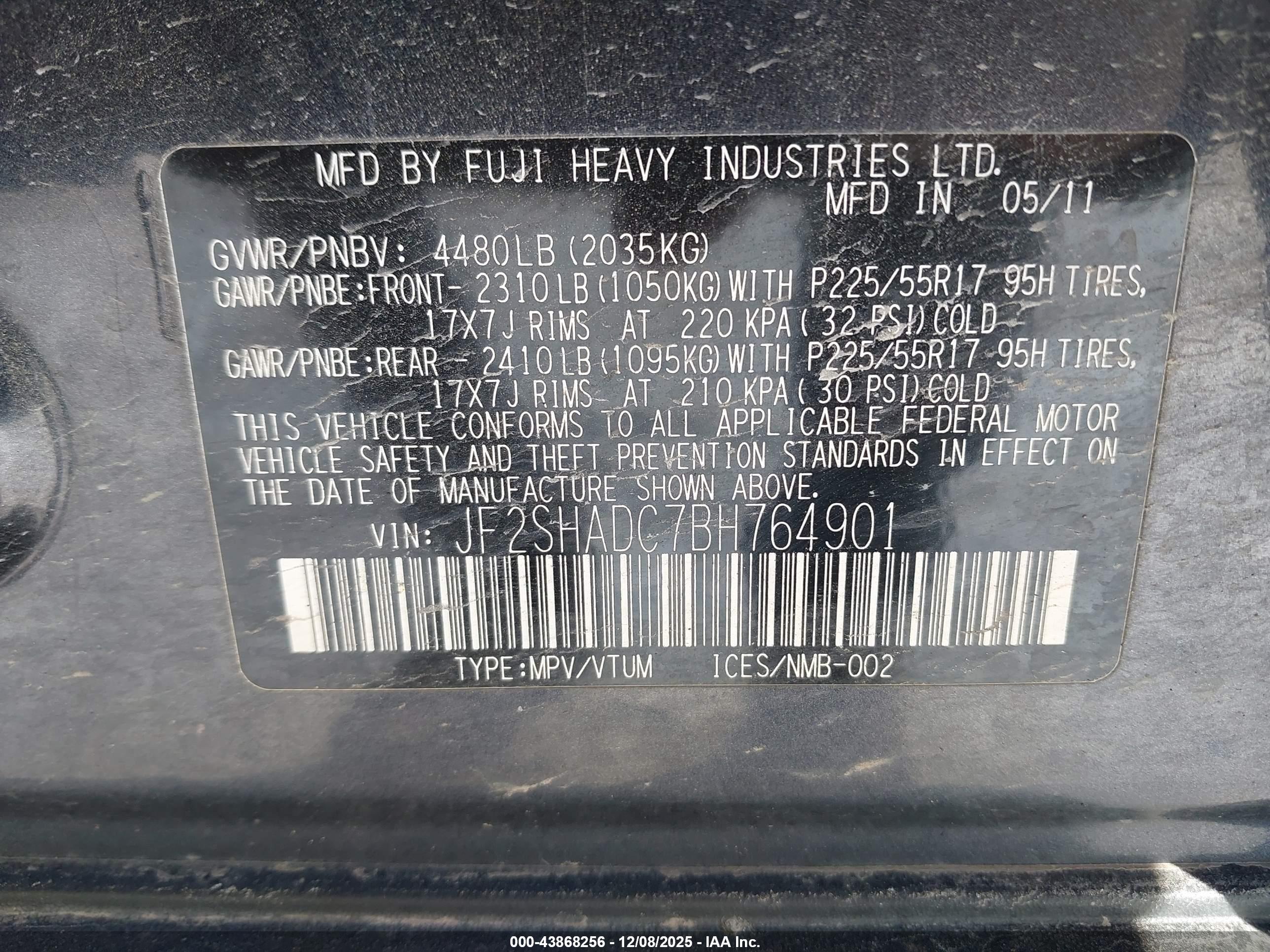 SUBARU FORESTER image 9