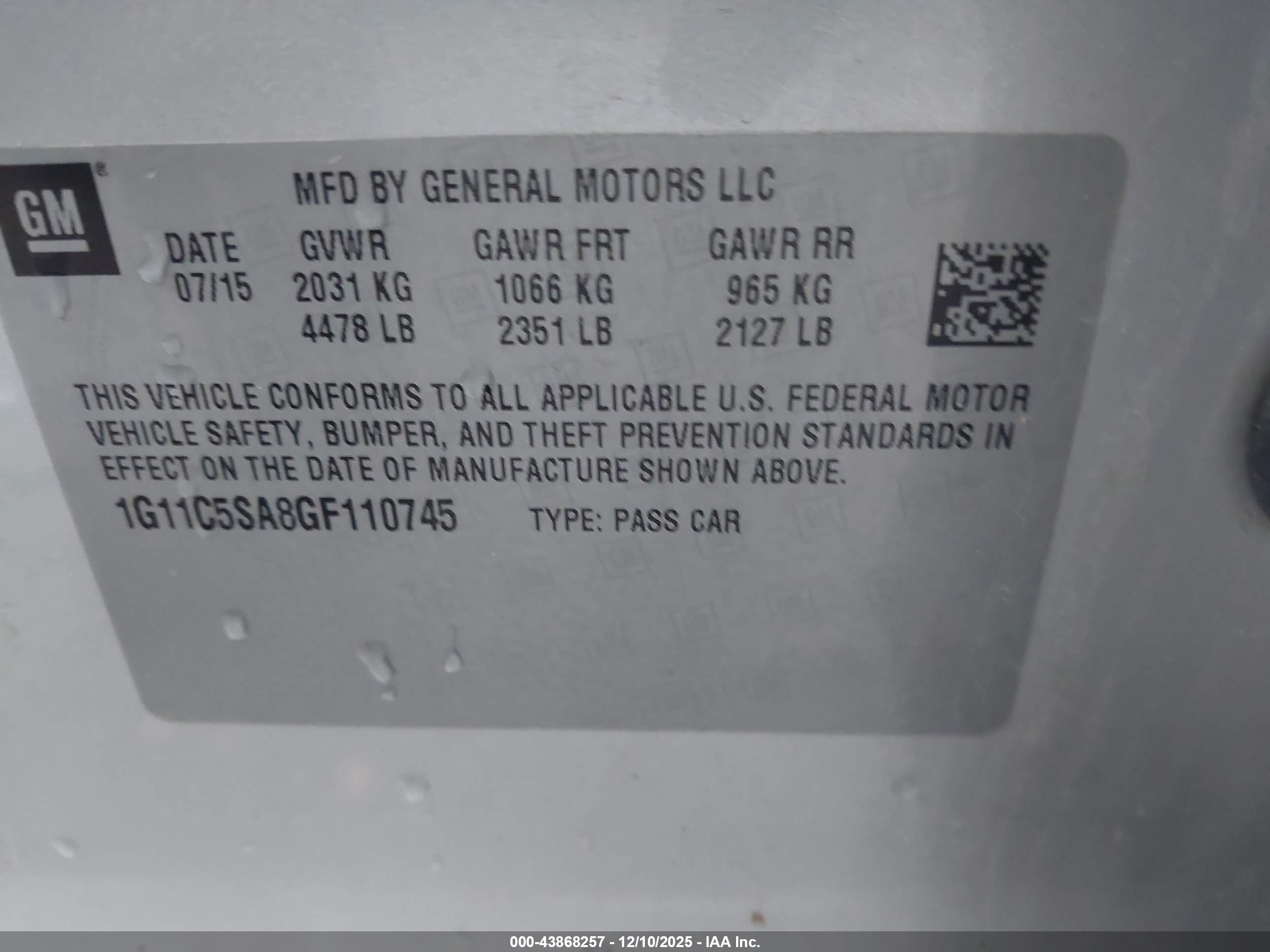 CHEVROLET MALIBU image 9