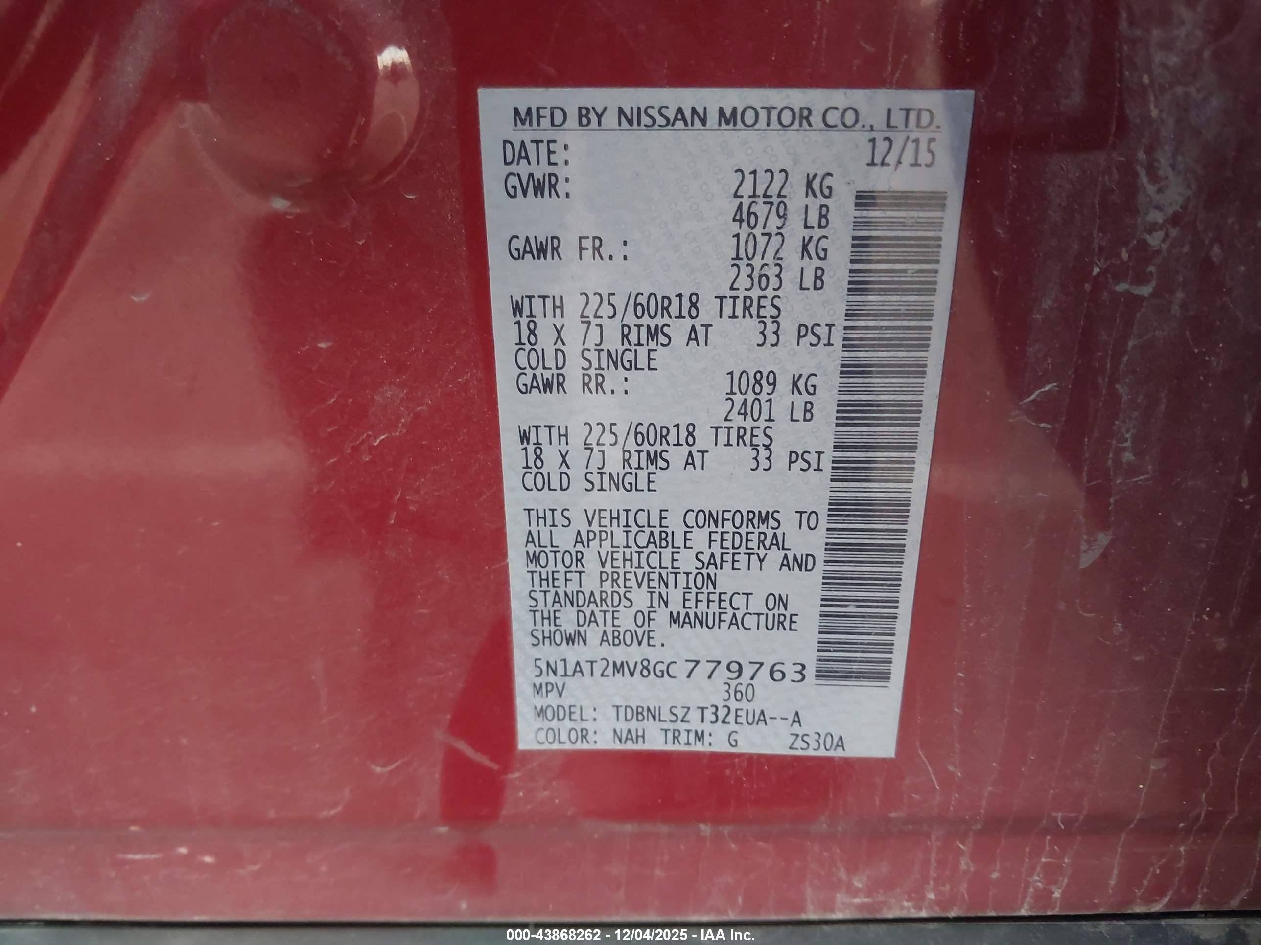 NISSAN ROGUE image 9